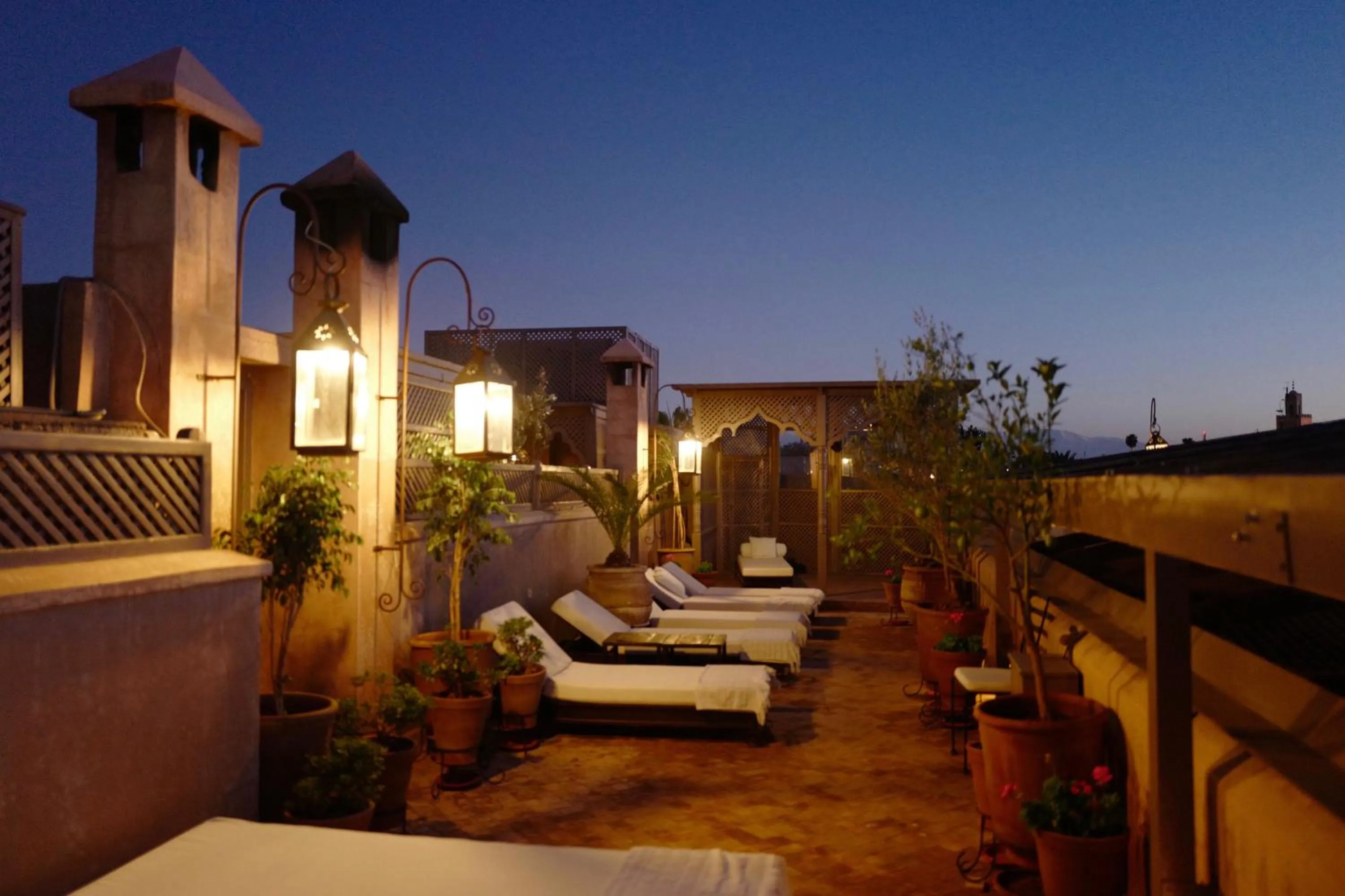 Balcony/Terrace in Riad Noir d'Ivoire