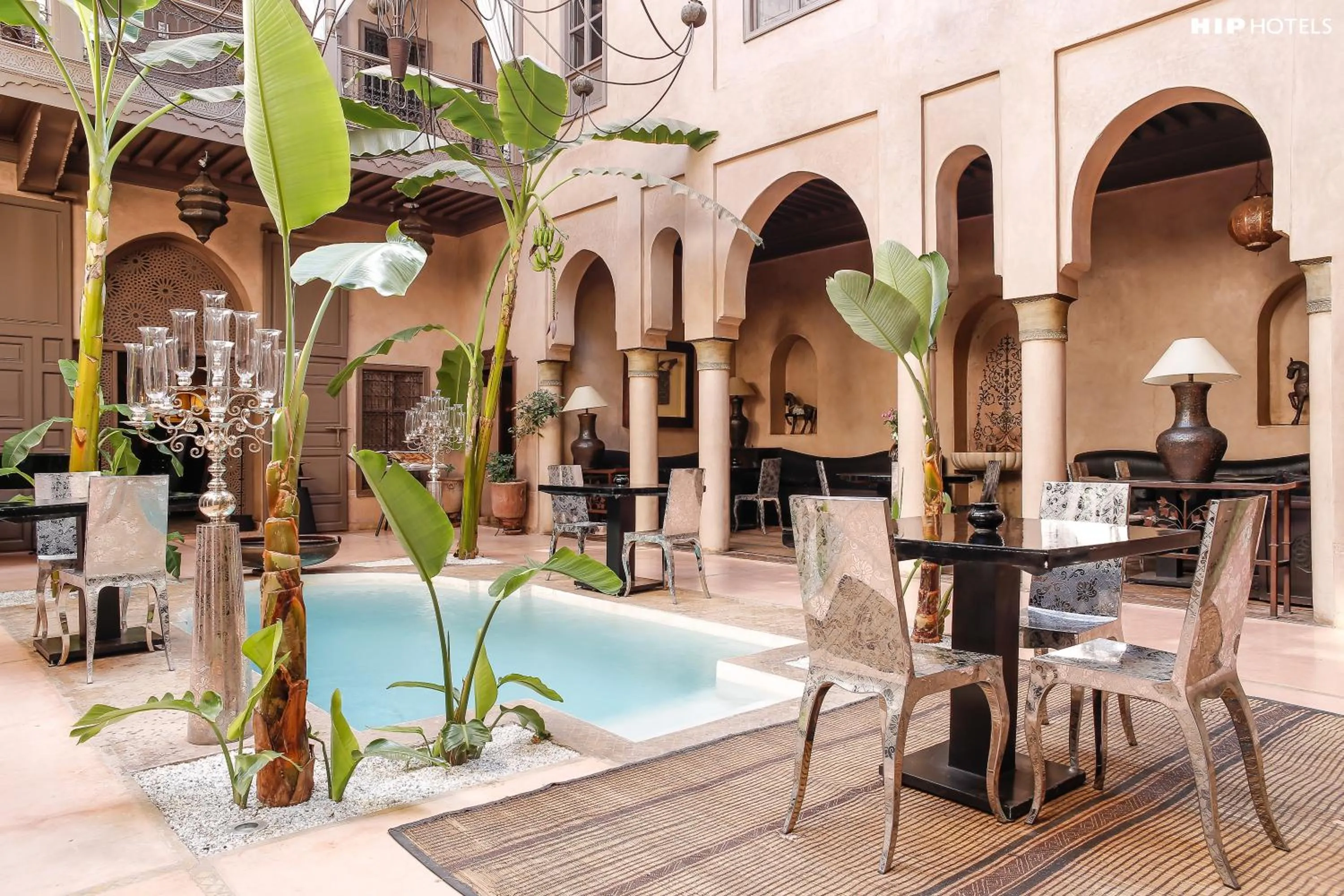 Patio in Riad Noir d'Ivoire