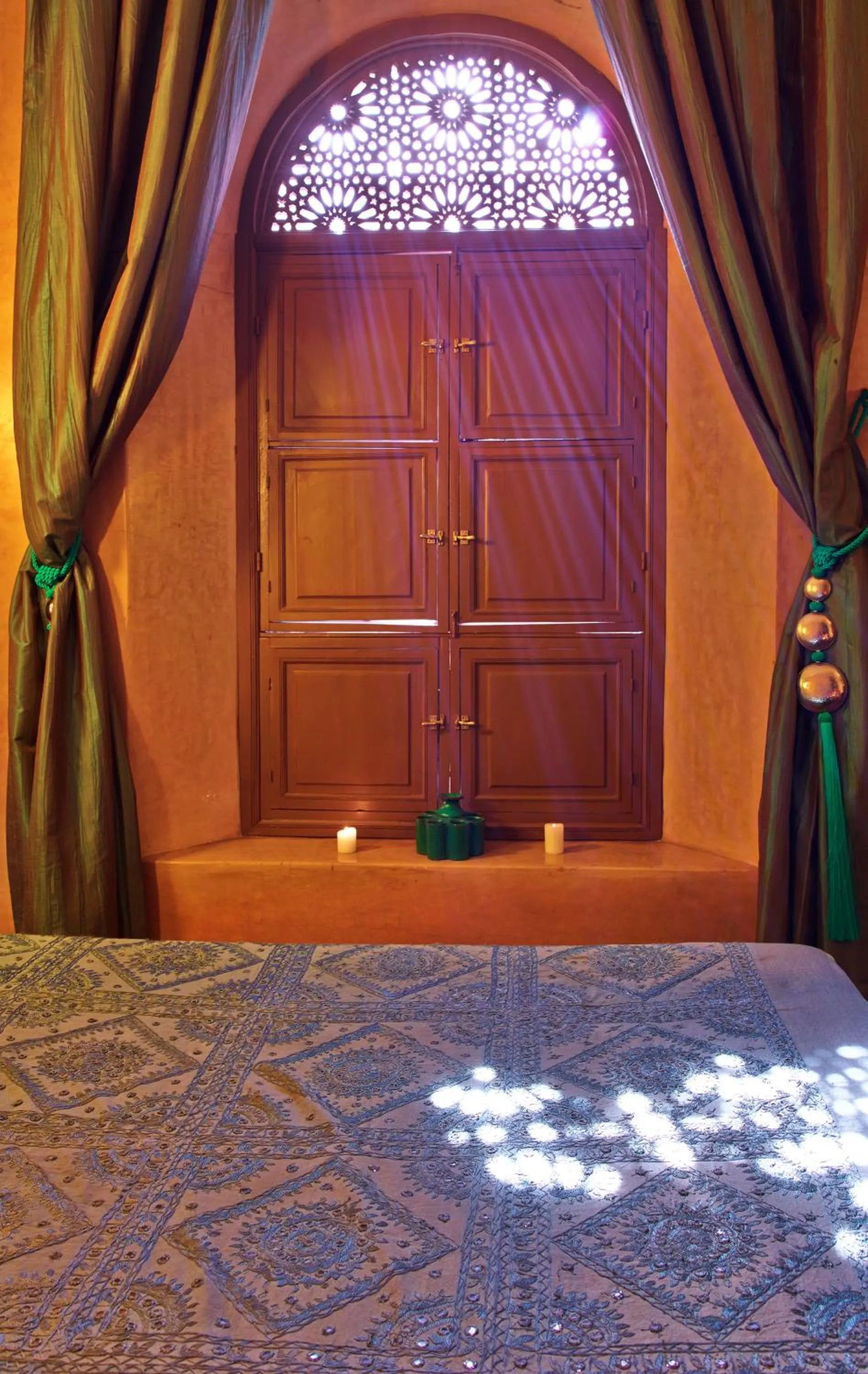 Decorative detail in Riad Noir d'Ivoire