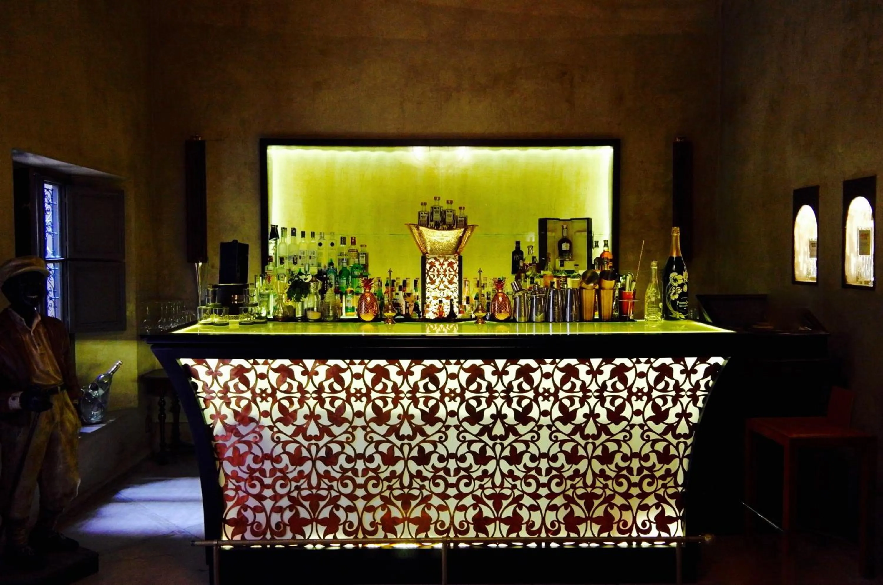 Lounge or bar in Riad Noir d'Ivoire