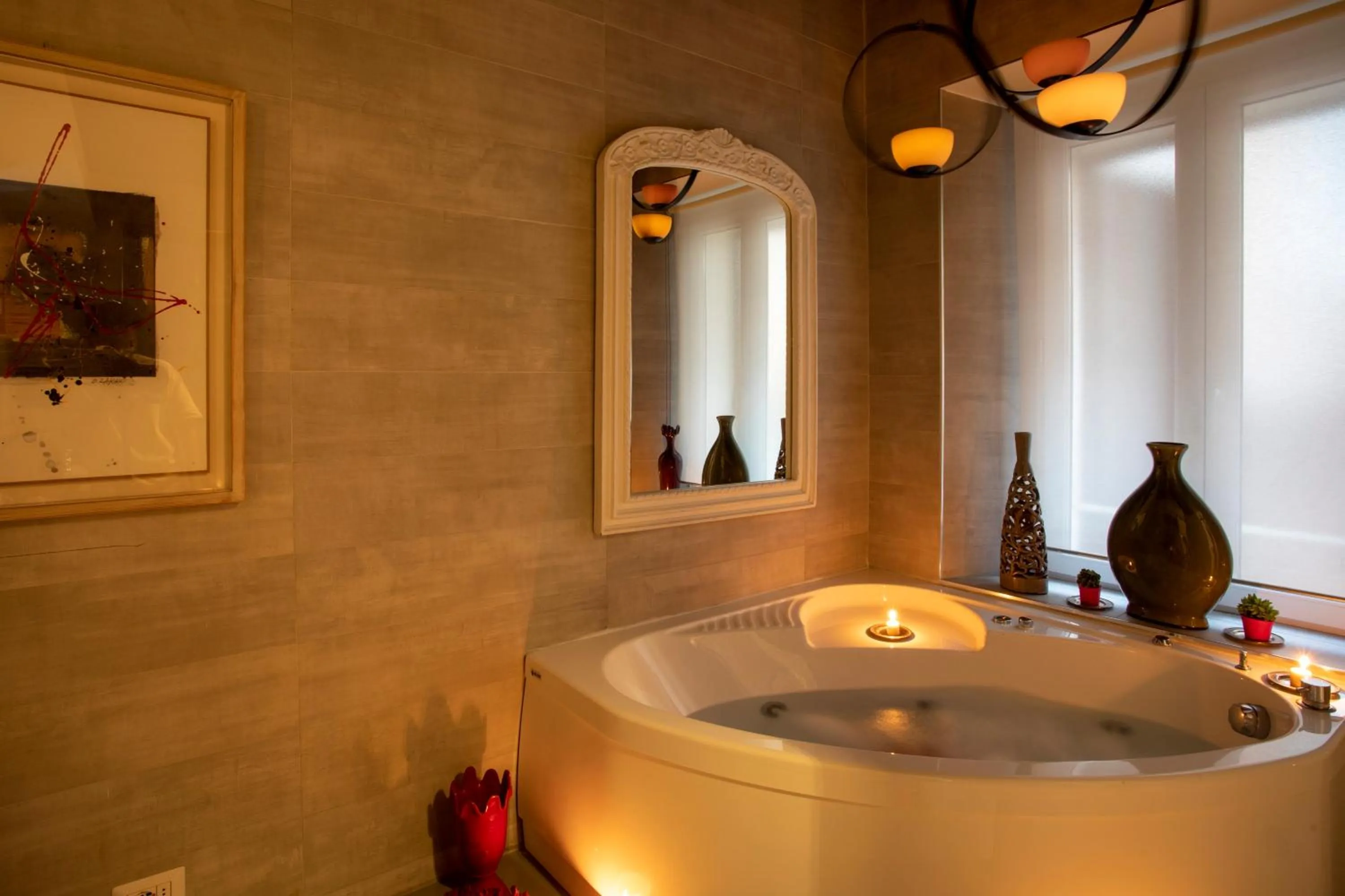 Bathroom in Town House Spagna- luxury Rooms with Jacuzzi Bath