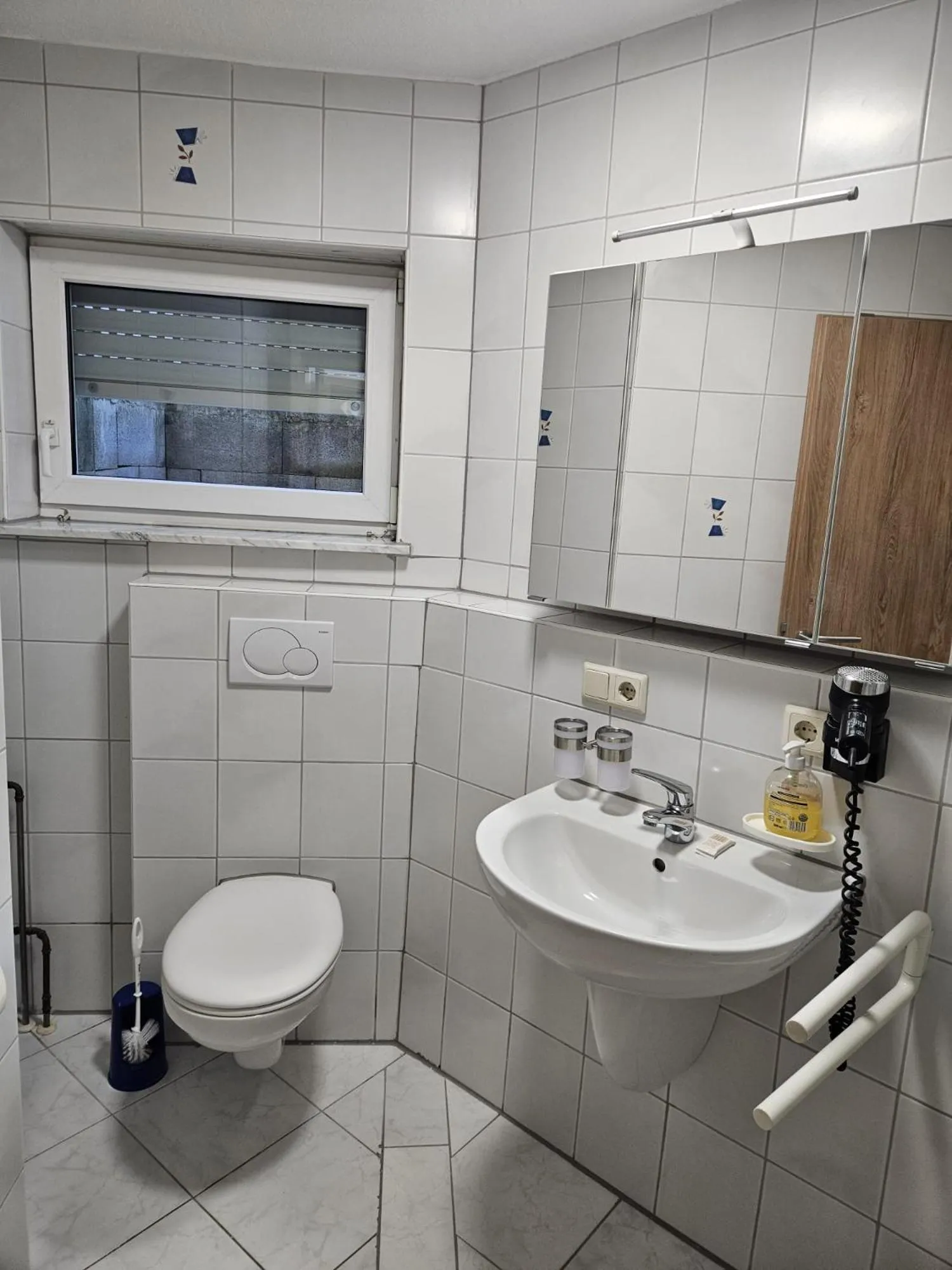 Shower in Gästehaus Rana