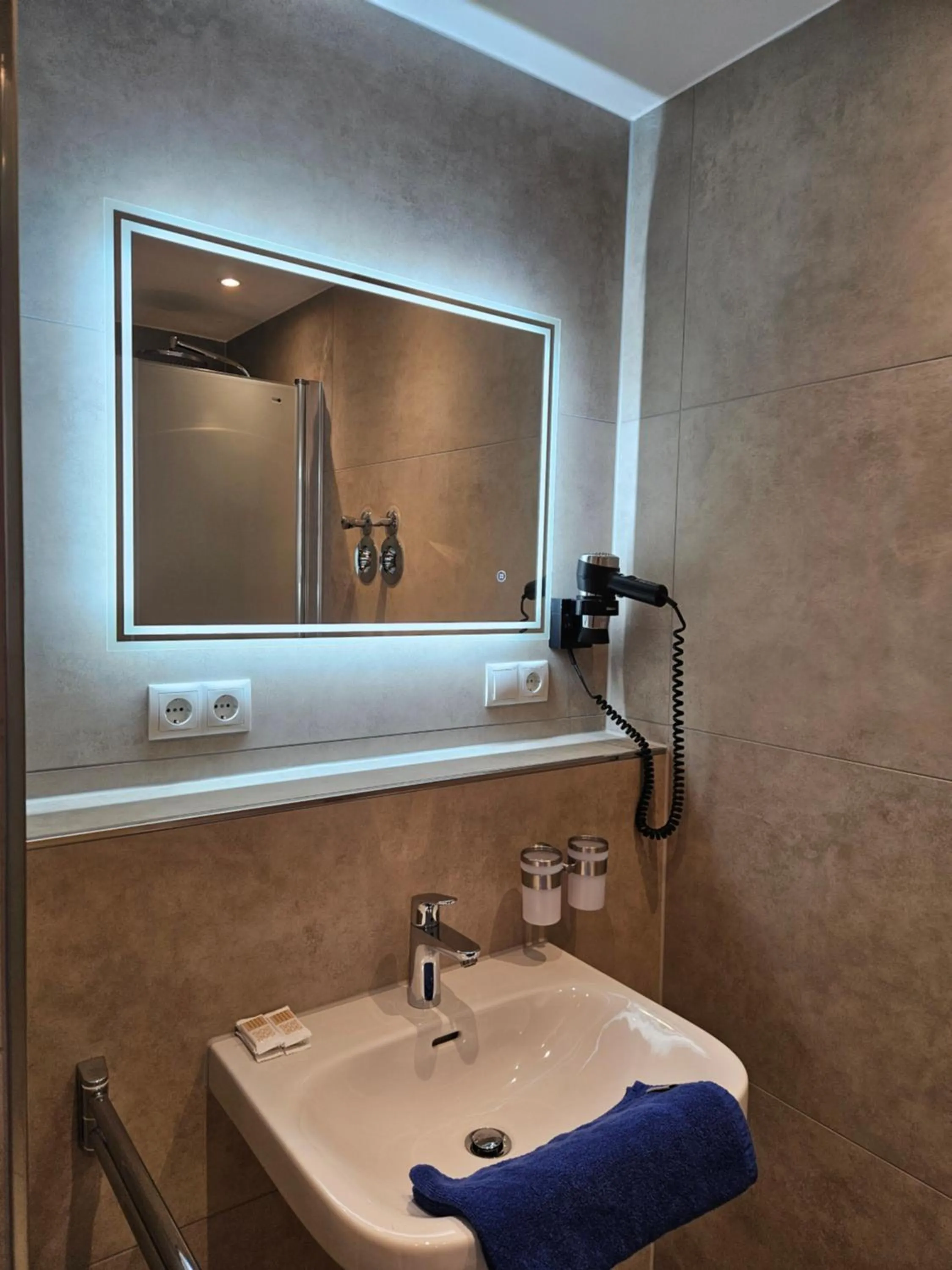 Bathroom in Gästehaus Rana