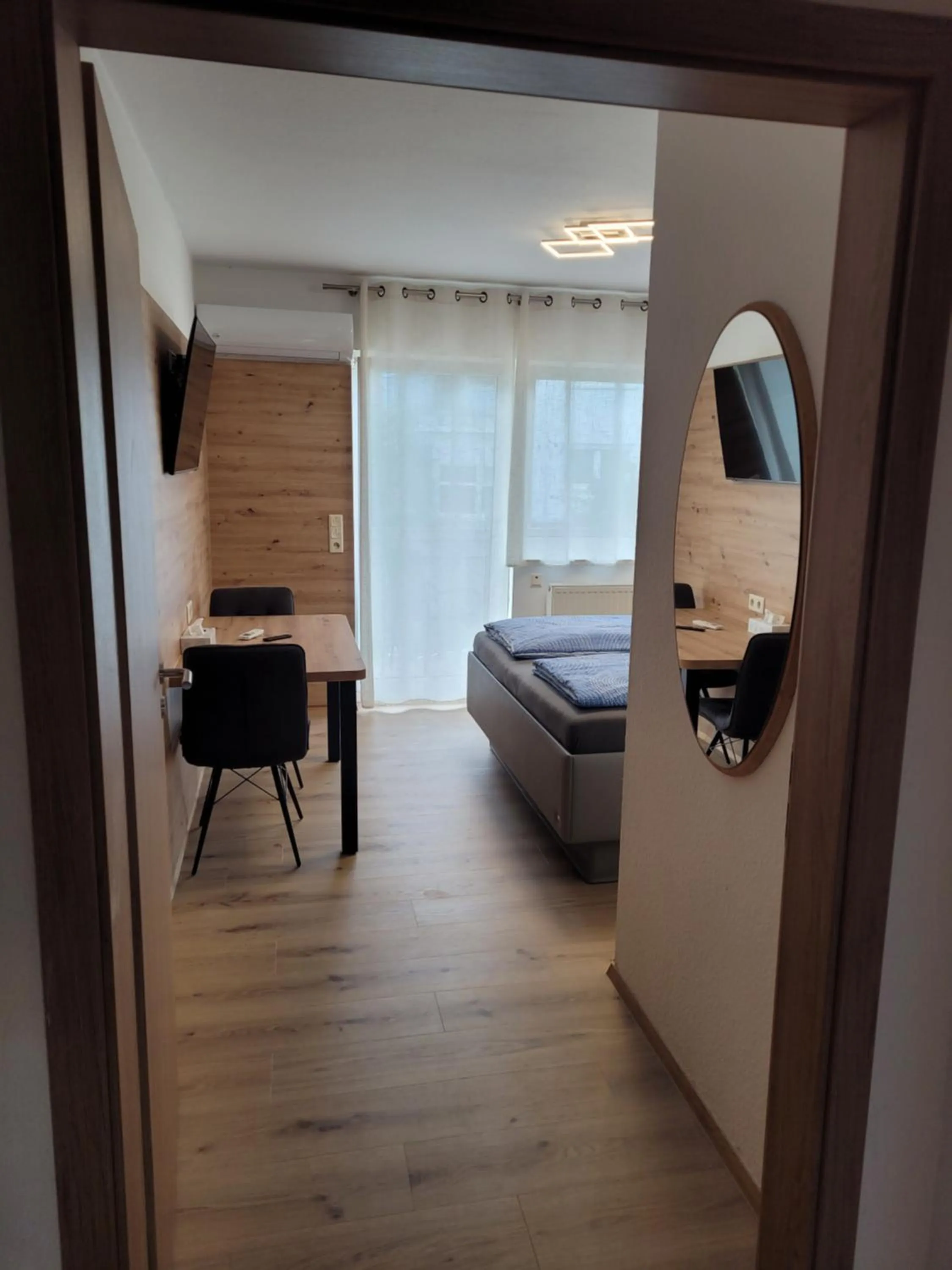 Photo of the whole room, Bed in Gästehaus Rana