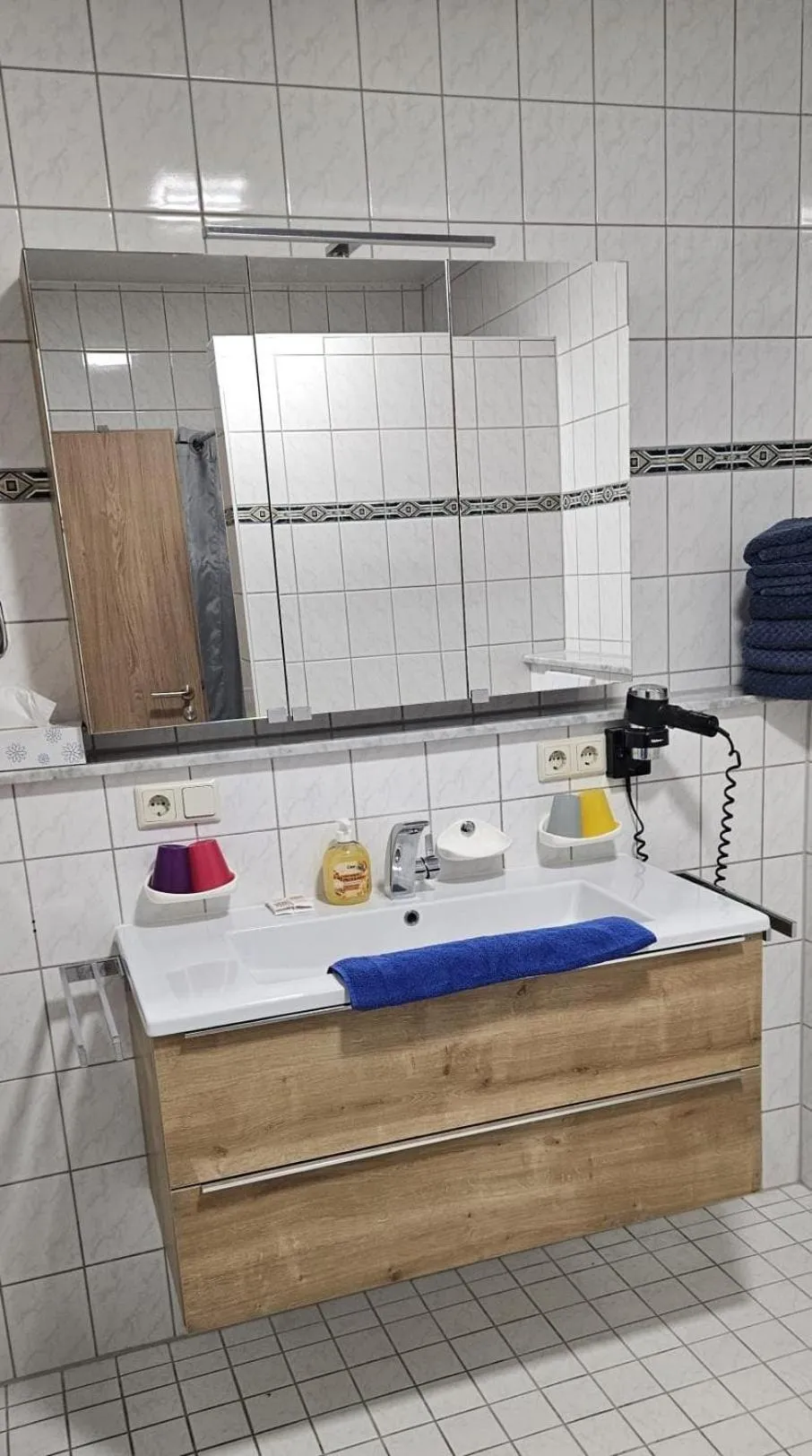 Shower in Gästehaus Rana