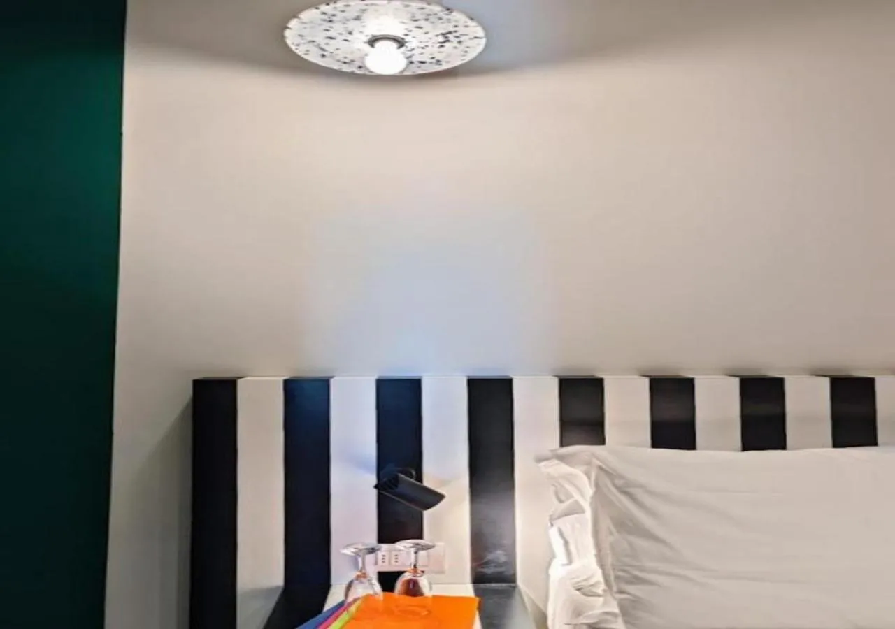 Decorative detail, Bed in Hotel Graziella