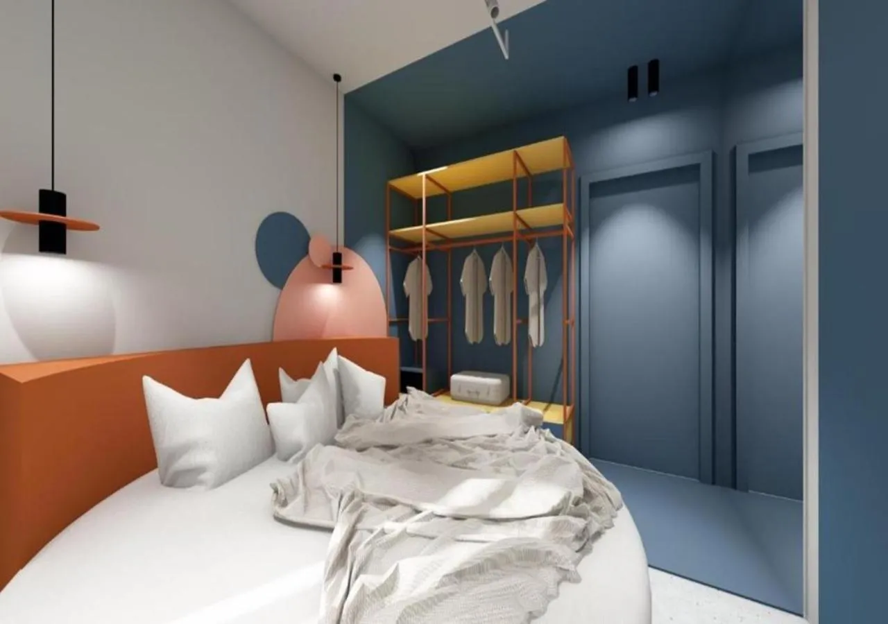 Bedroom, Bed in Hotel Graziella