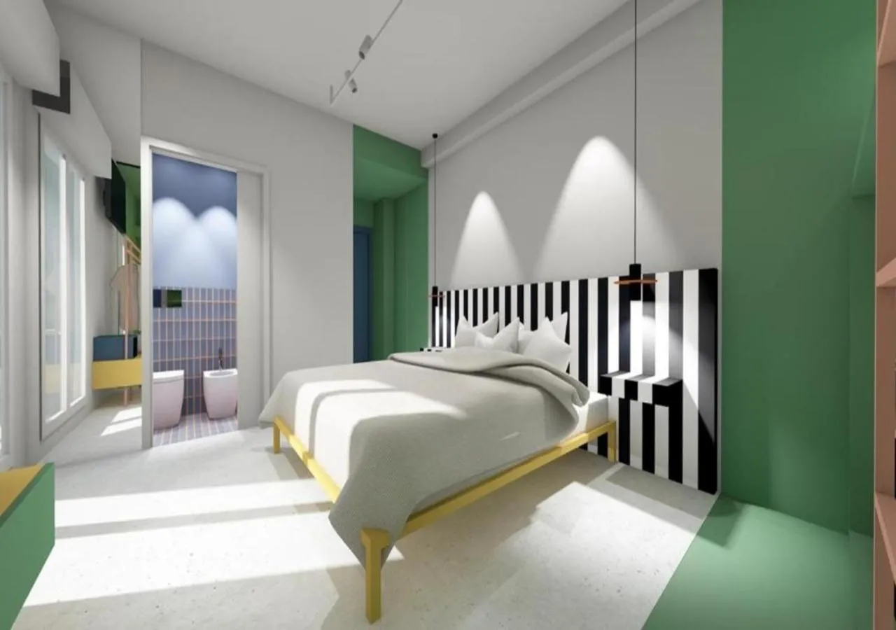 Bedroom, Bed in Hotel Graziella