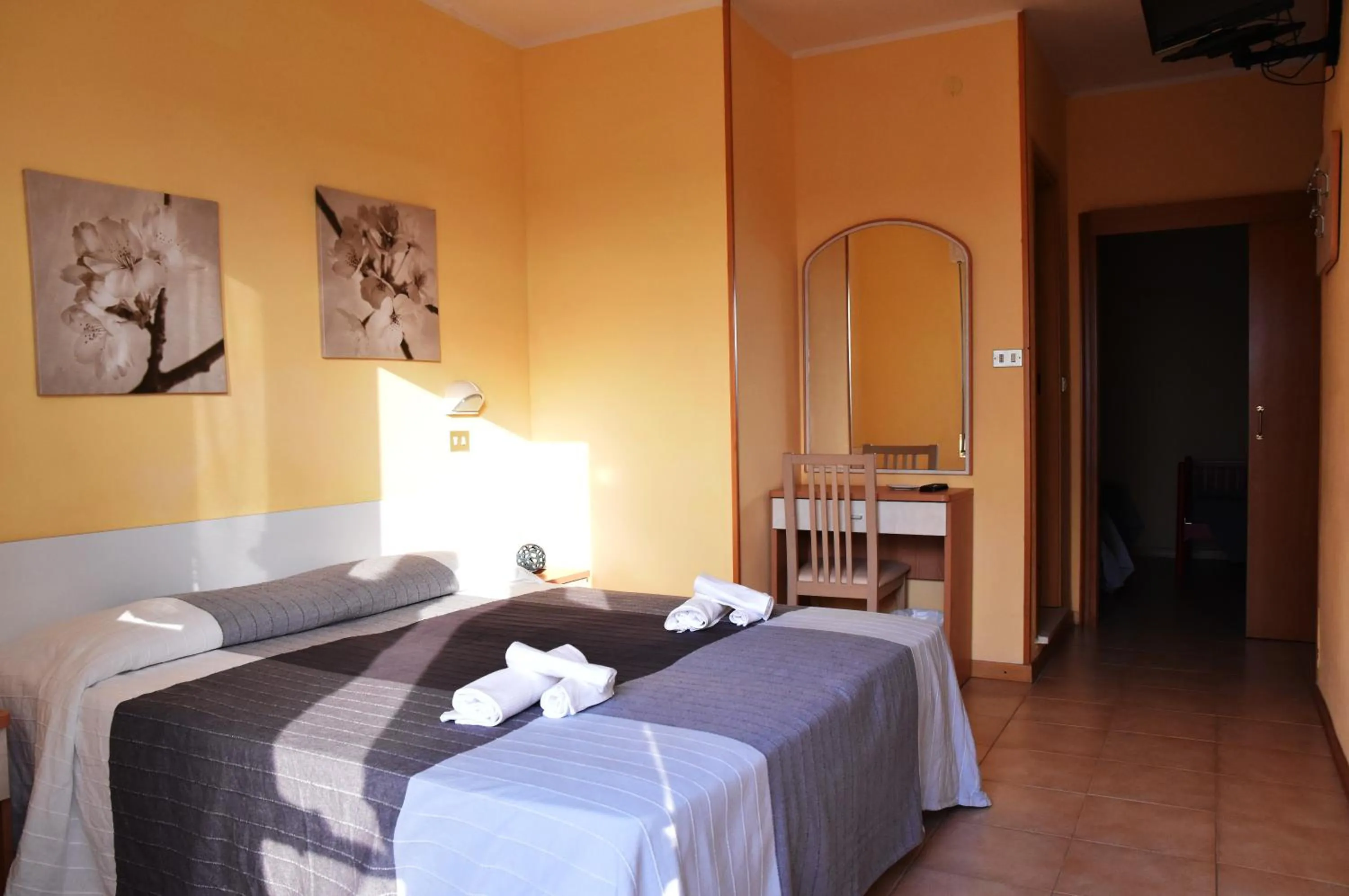 Bed in Hotel Graziella