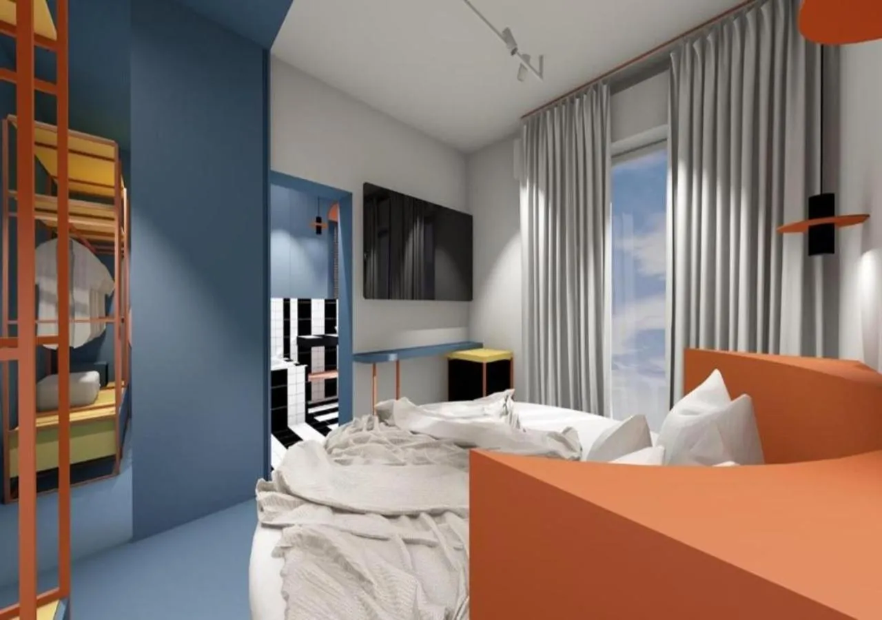Bedroom, Bed in Hotel Graziella