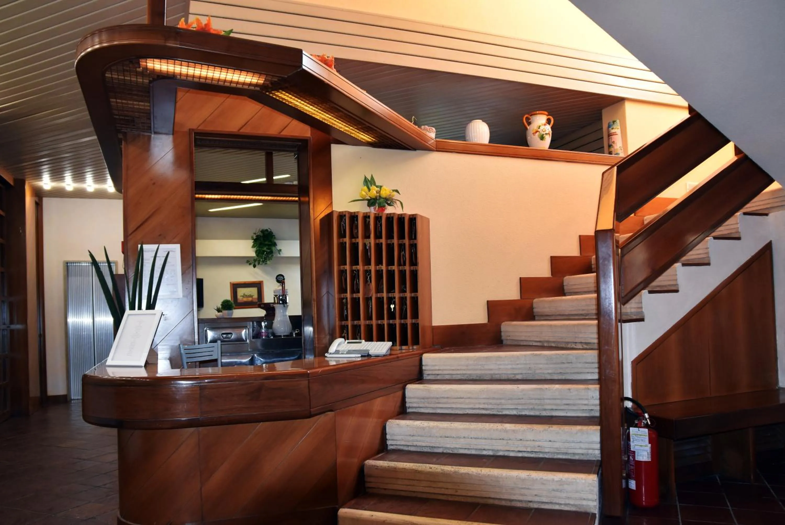 Lobby or reception in Hotel Graziella