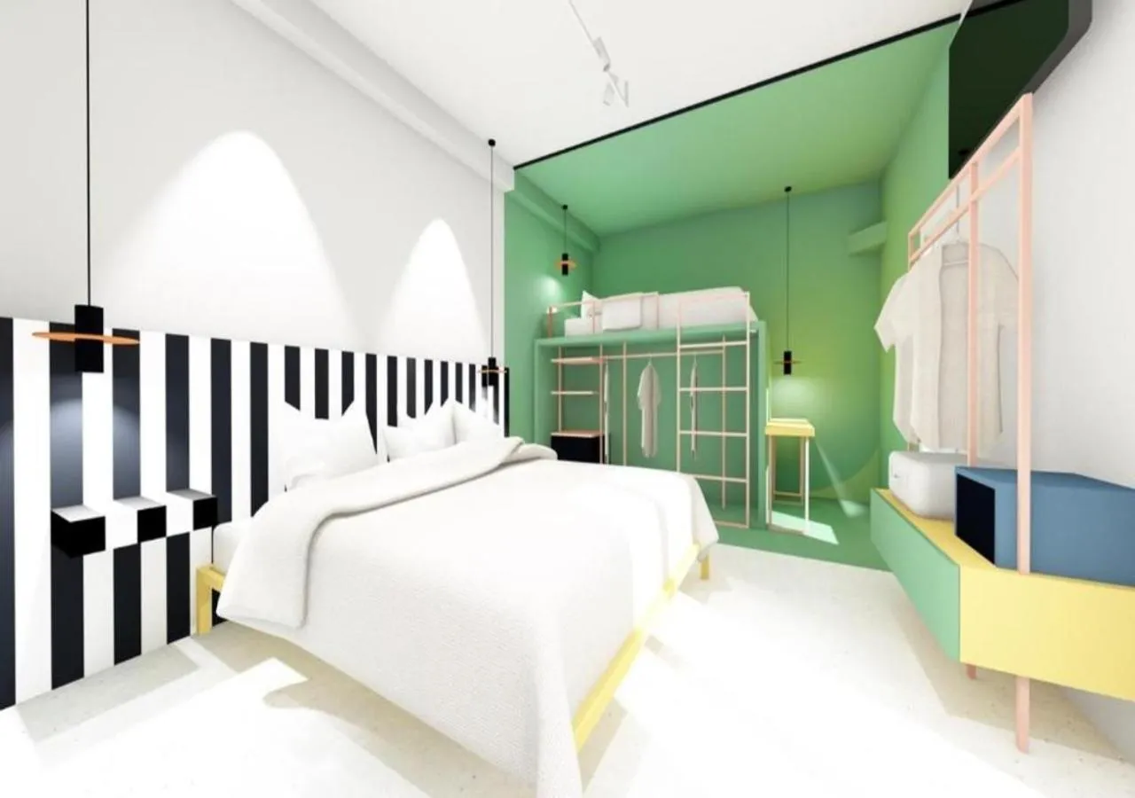 Bedroom, Bed in Hotel Graziella