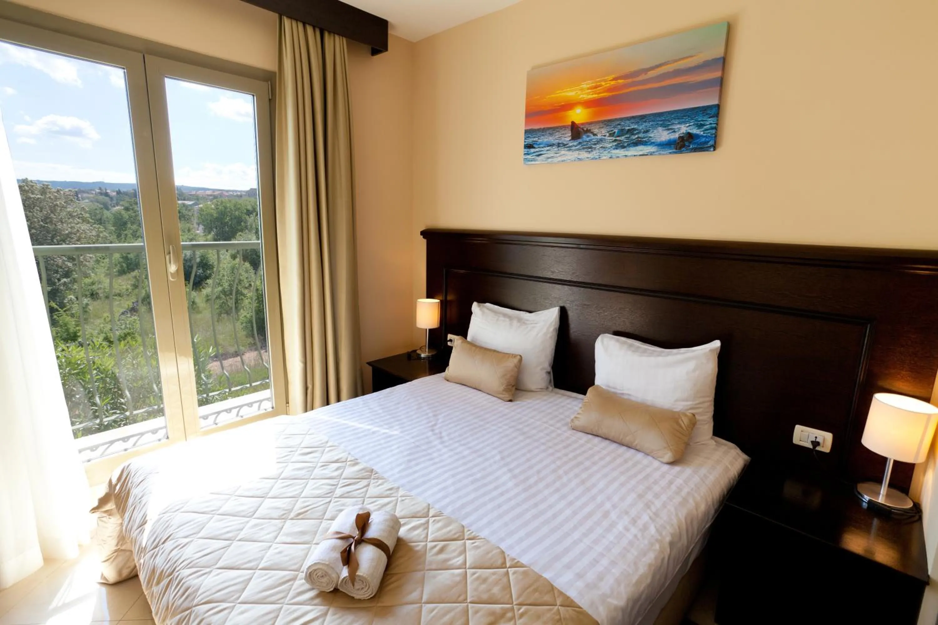 Spring, Bed in Blue Waves Resort