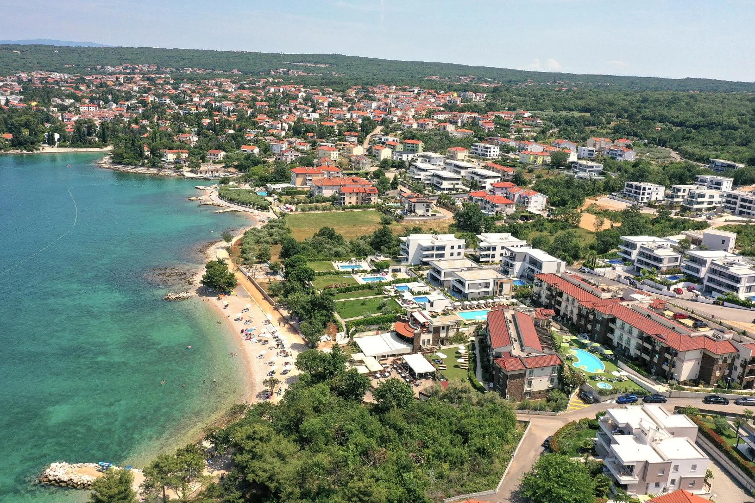Property building in Blue Waves Resort