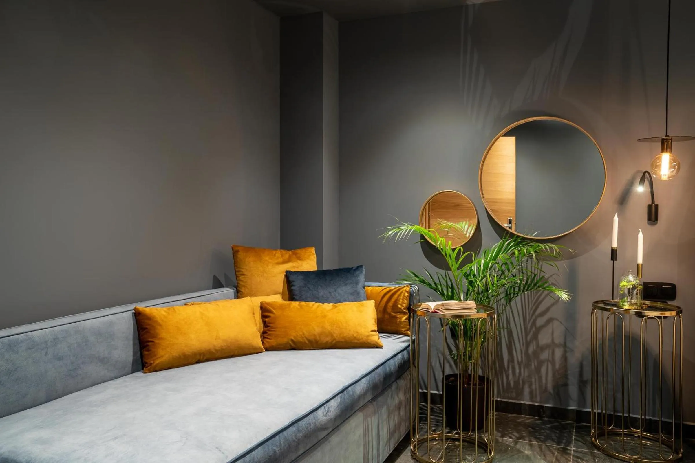 Living room, Bed in Olympus Terra Boutique Hotel