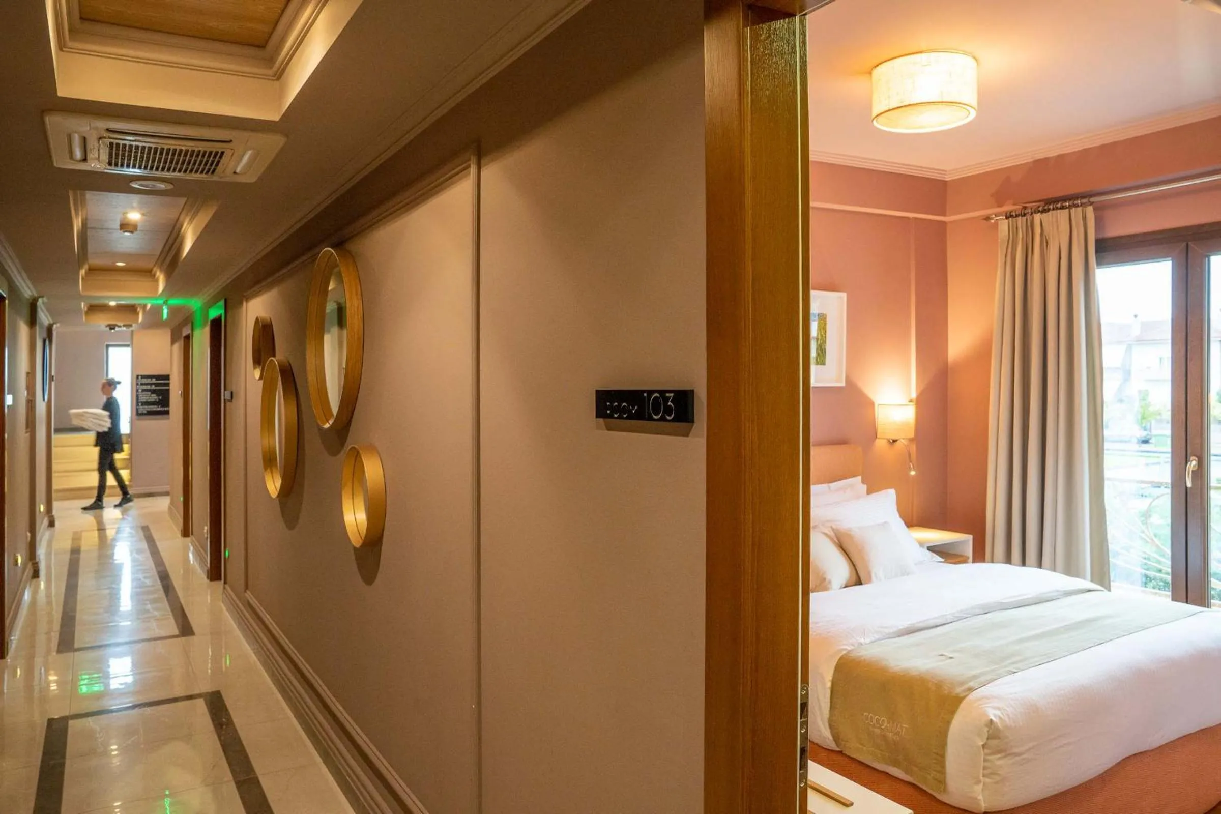 Property building, Bed in Olympus Terra Boutique Hotel