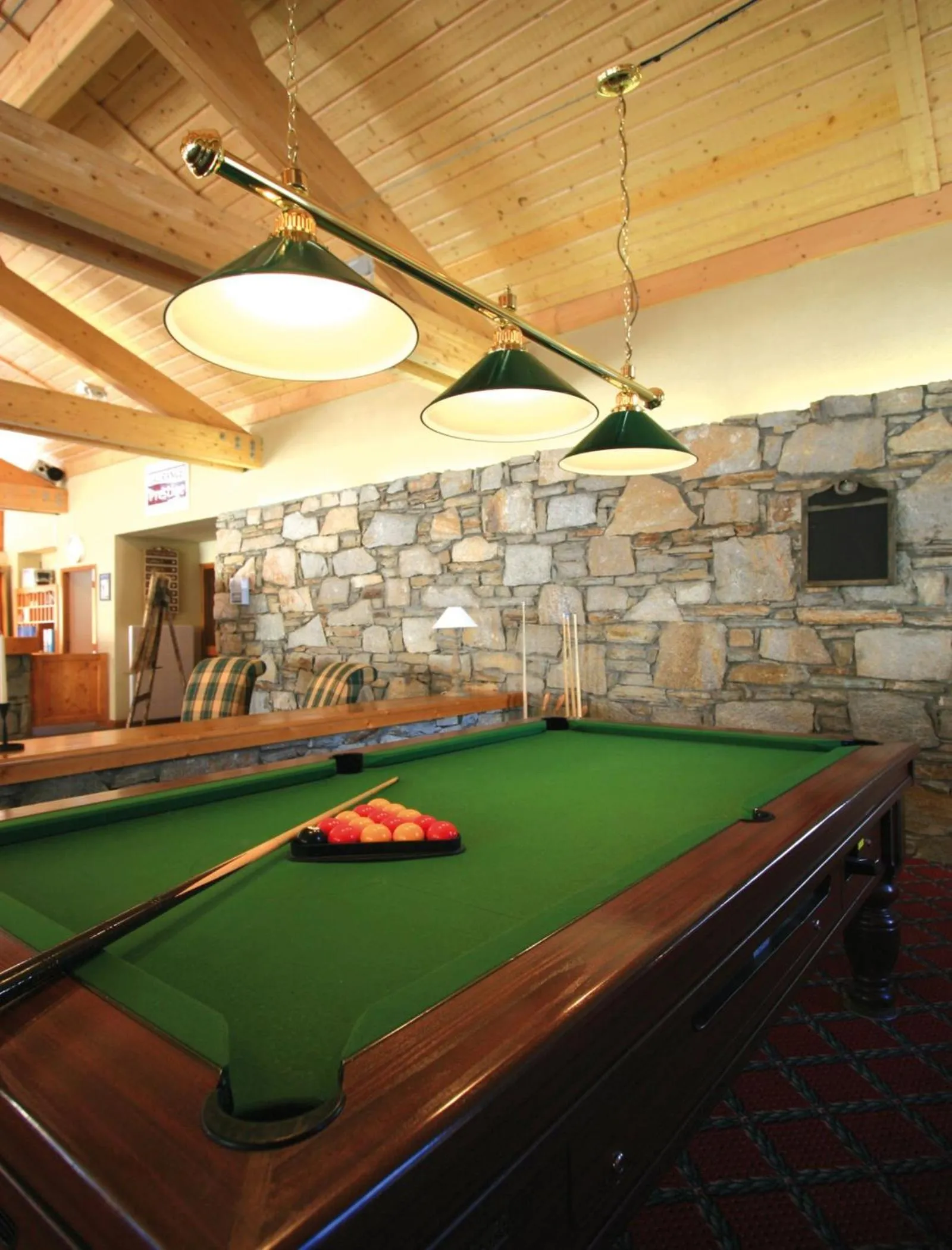 Billiard in Lagrange Vacances Chalets du Galibier