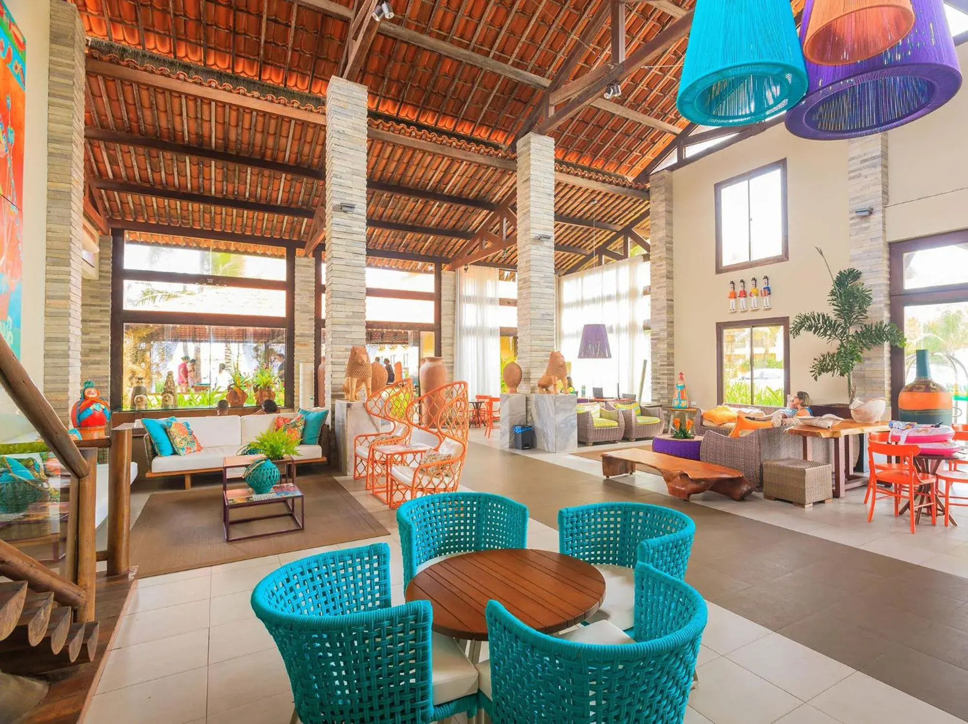 Lobby or reception in Hotel Solar Porto de Galinhas Lobby or reception in Hotel Solar Porto de Galinhas