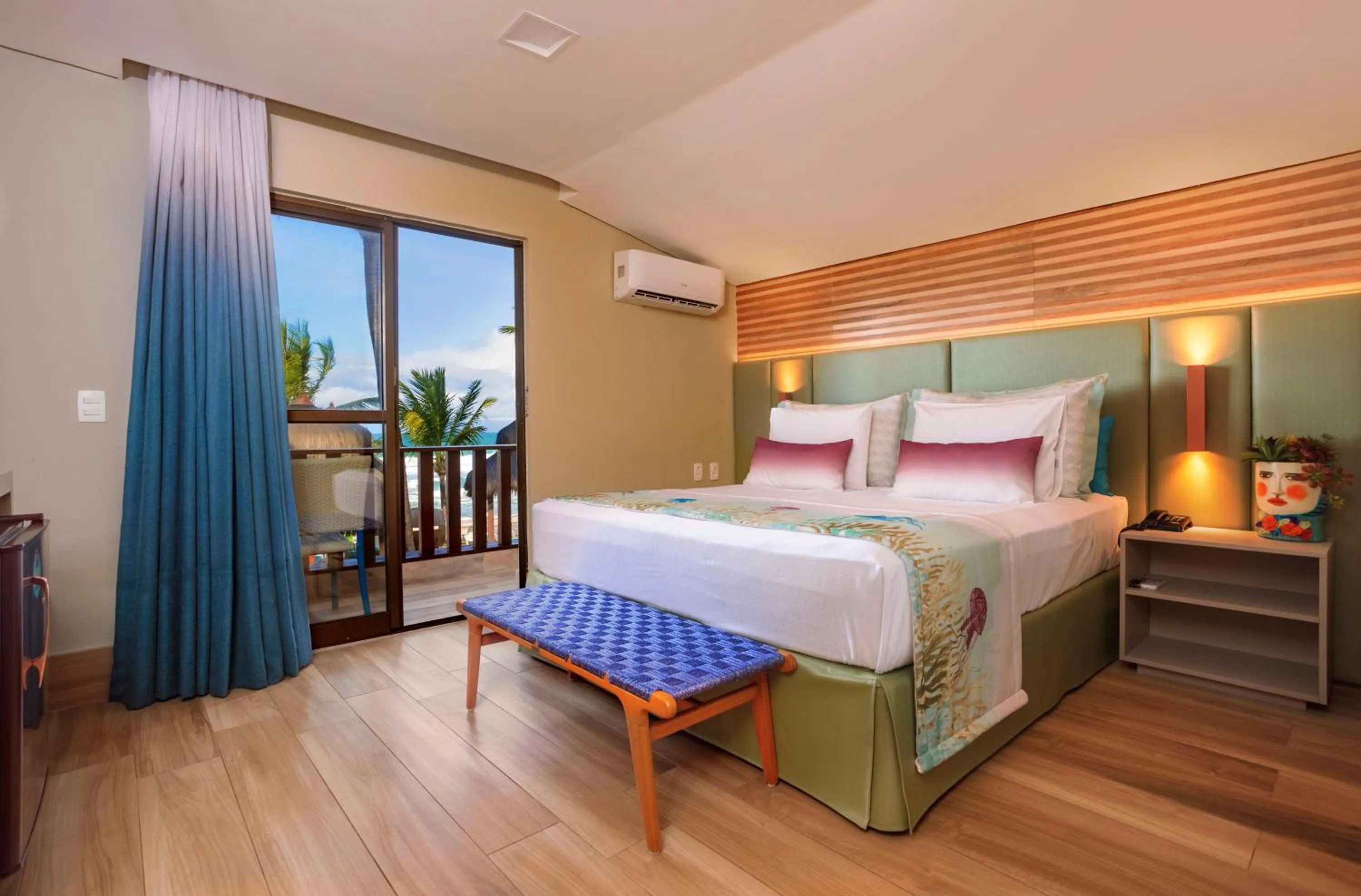 Bed in Hotel Solar Porto de Galinhas