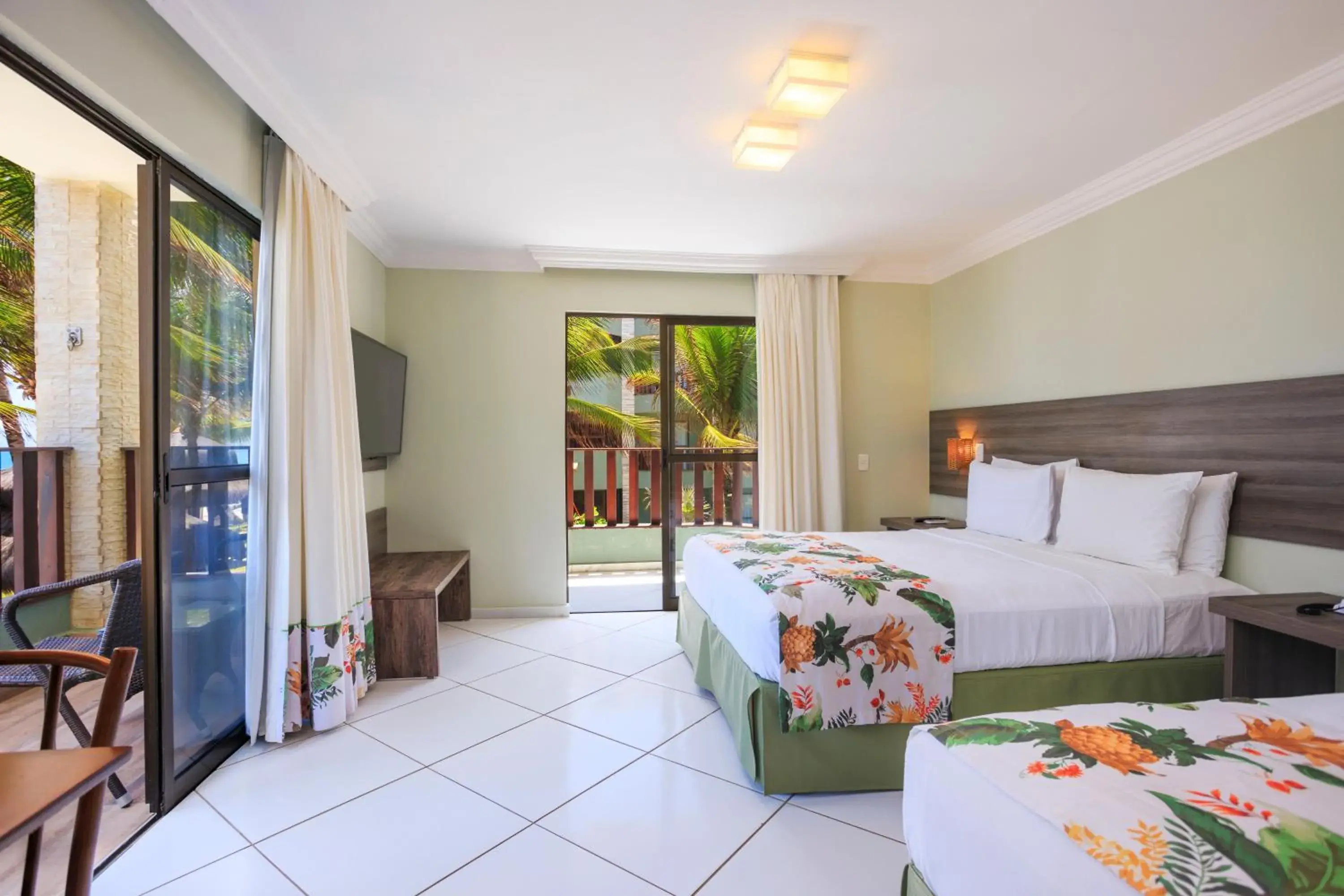 Balcony/Terrace, Bed in Hotel Solar Porto de Galinhas Balcony/Terrace, Bed in Hotel Solar Porto de Galinhas