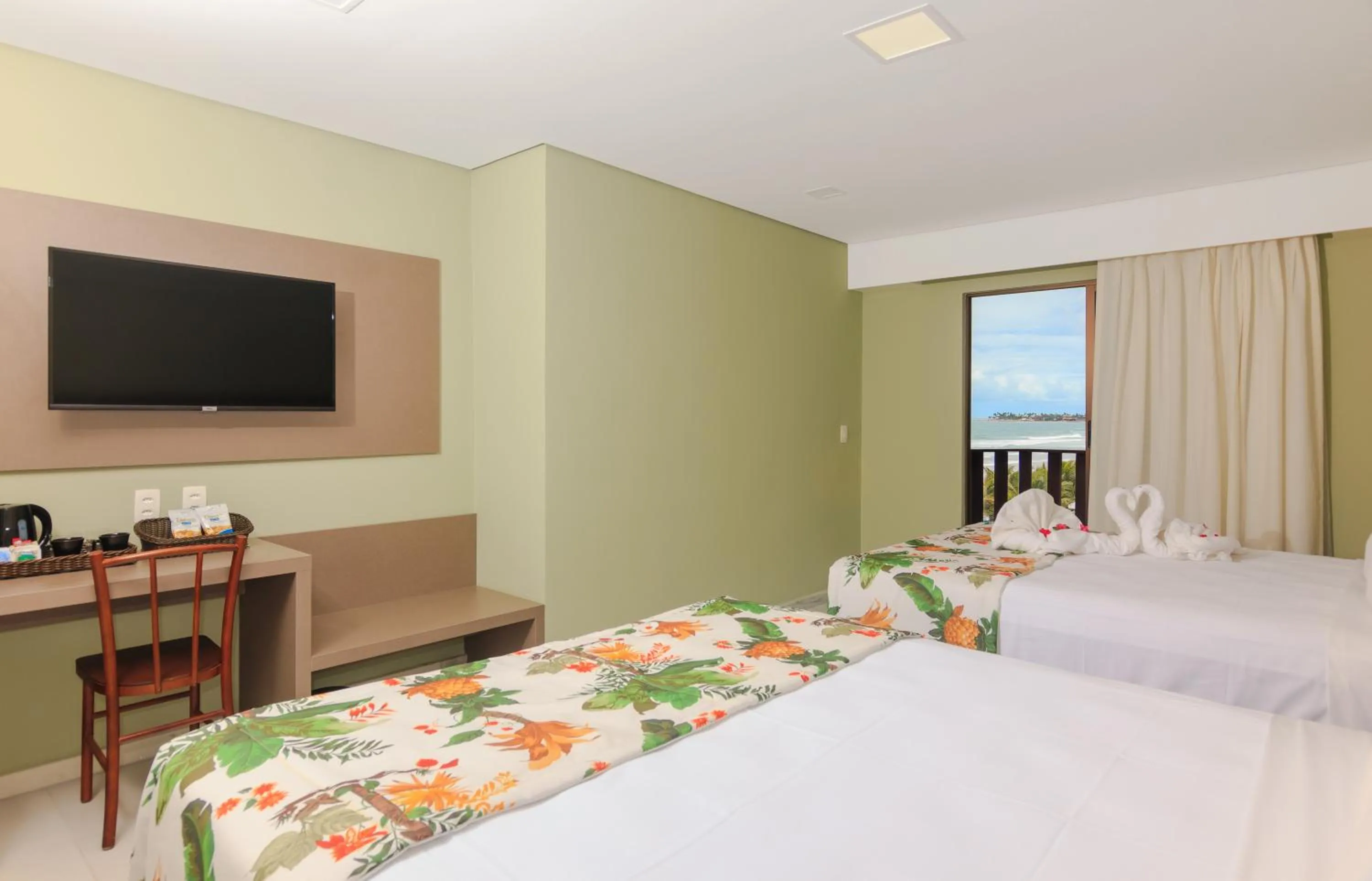 Bed in Hotel Solar Porto de Galinhas