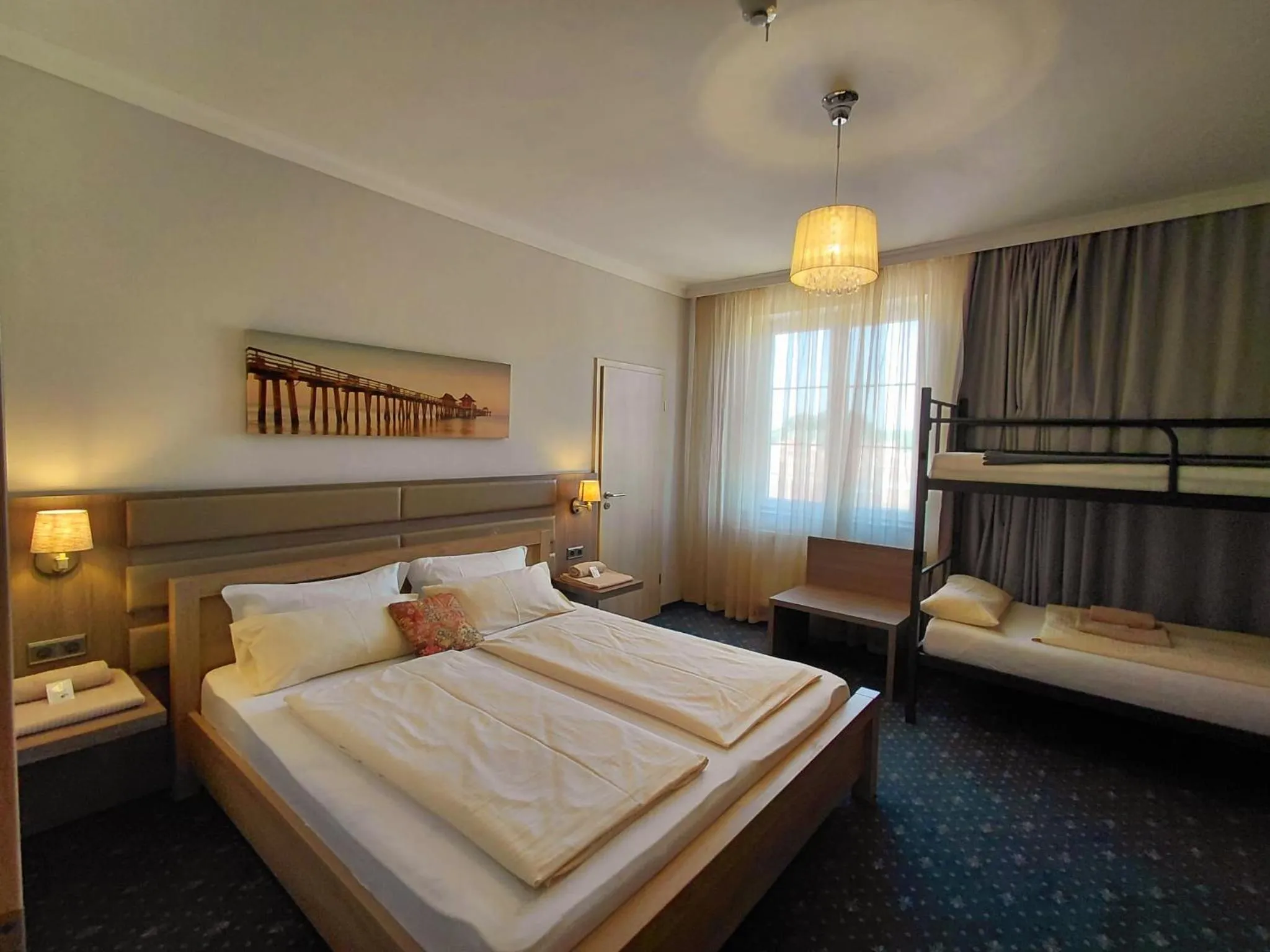 Bed in Drei Bären Hotel & Apartments