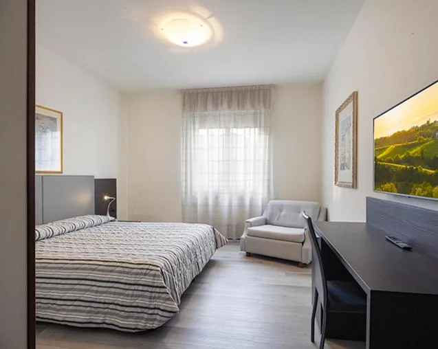 Bed in Hotel Cristallo