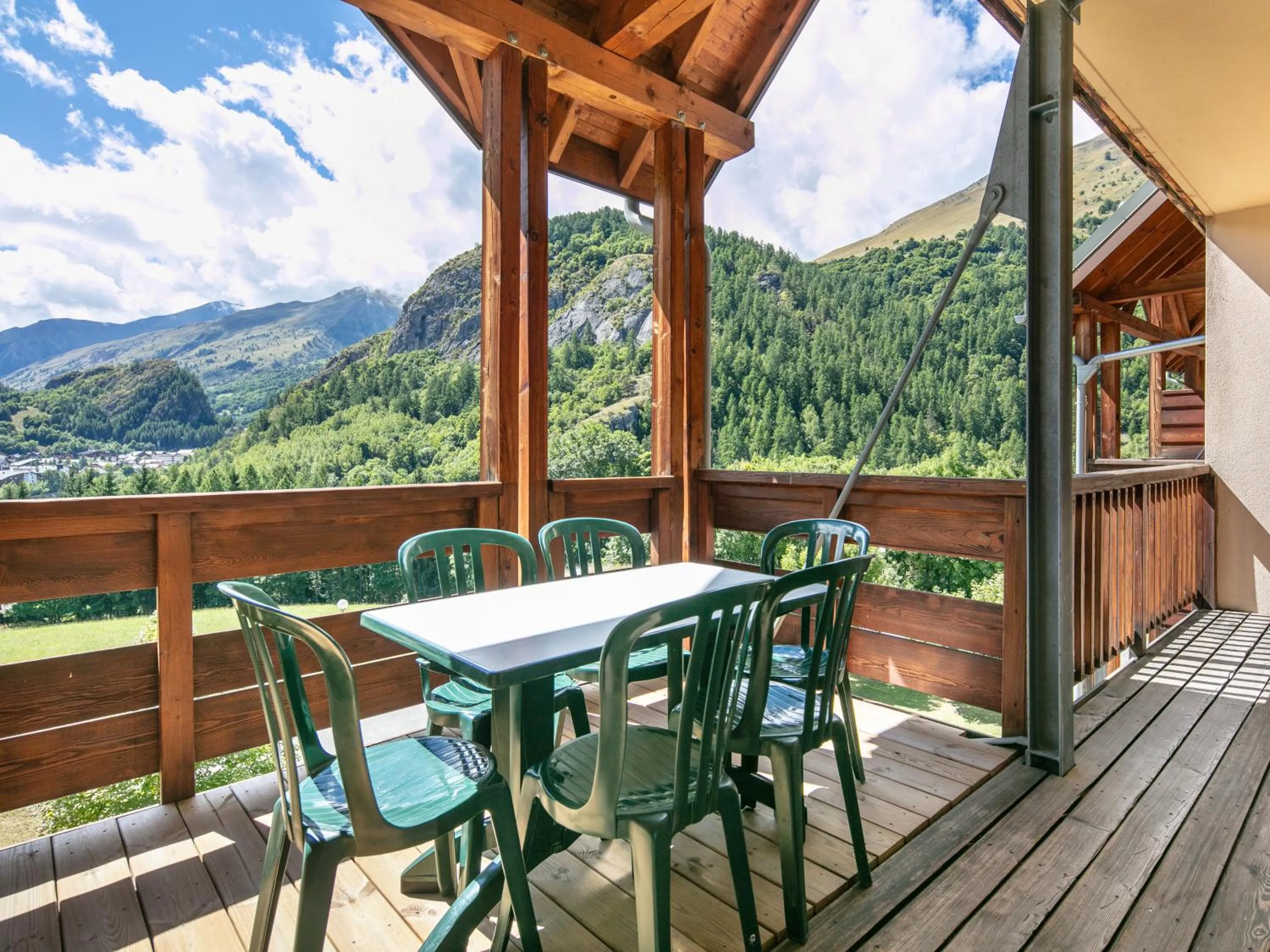 Balcony/Terrace in Vacancéole - Le Hameau de Valloire