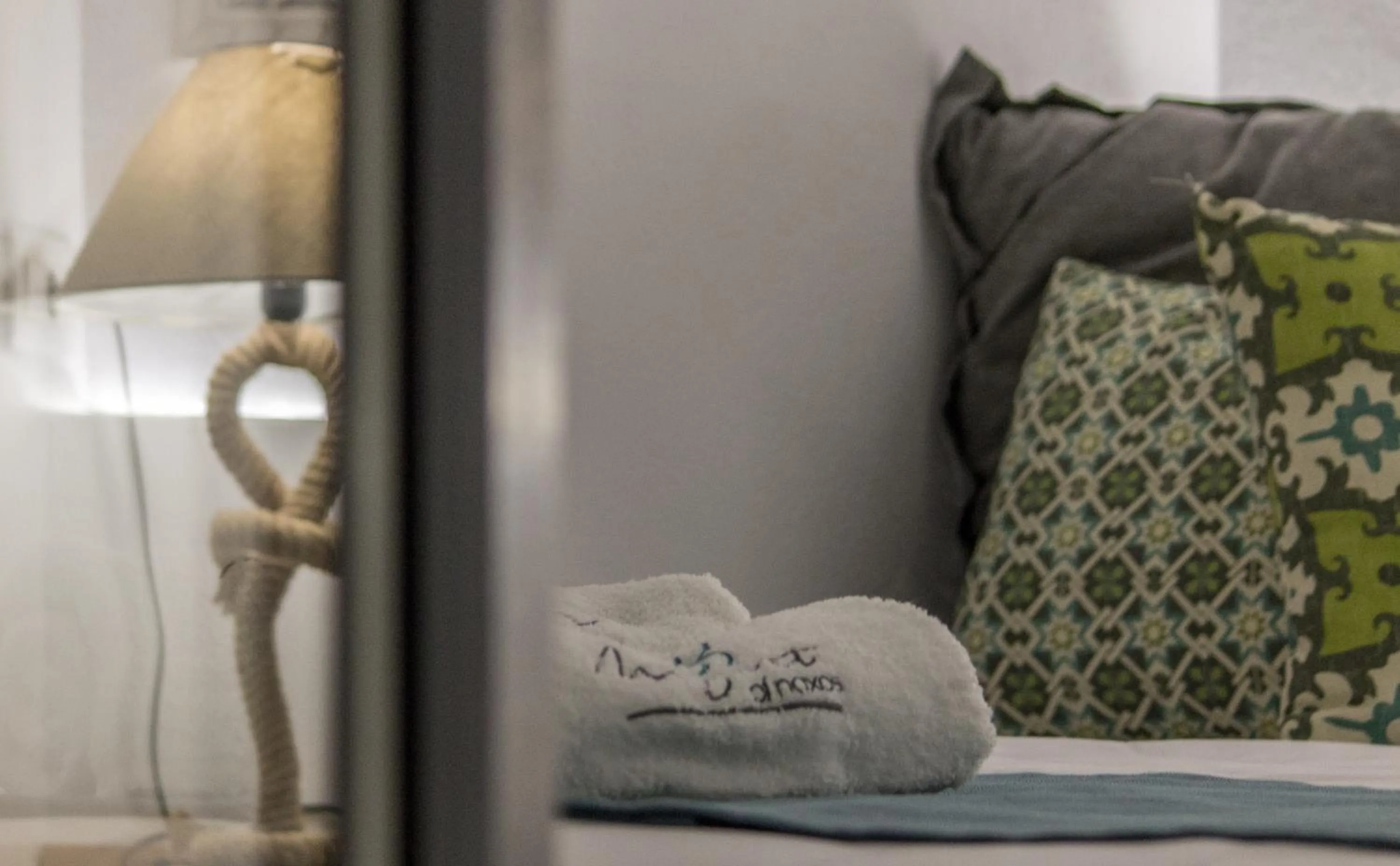 Decorative detail, Bed in Margaret of Naxos