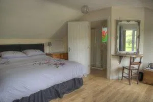 Photo of the whole room, Bed in Bro Dafydd