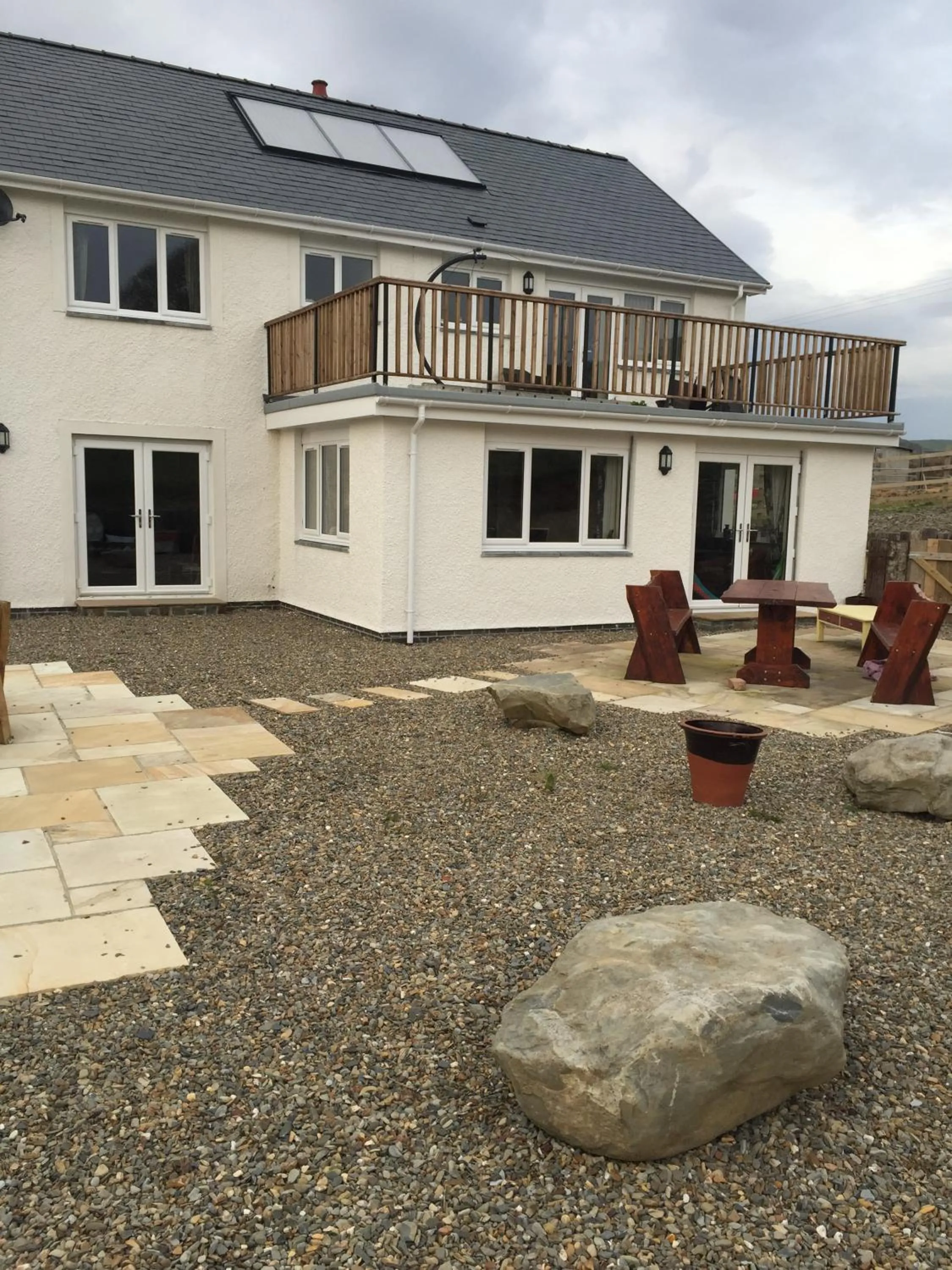 Patio in Bro Dafydd