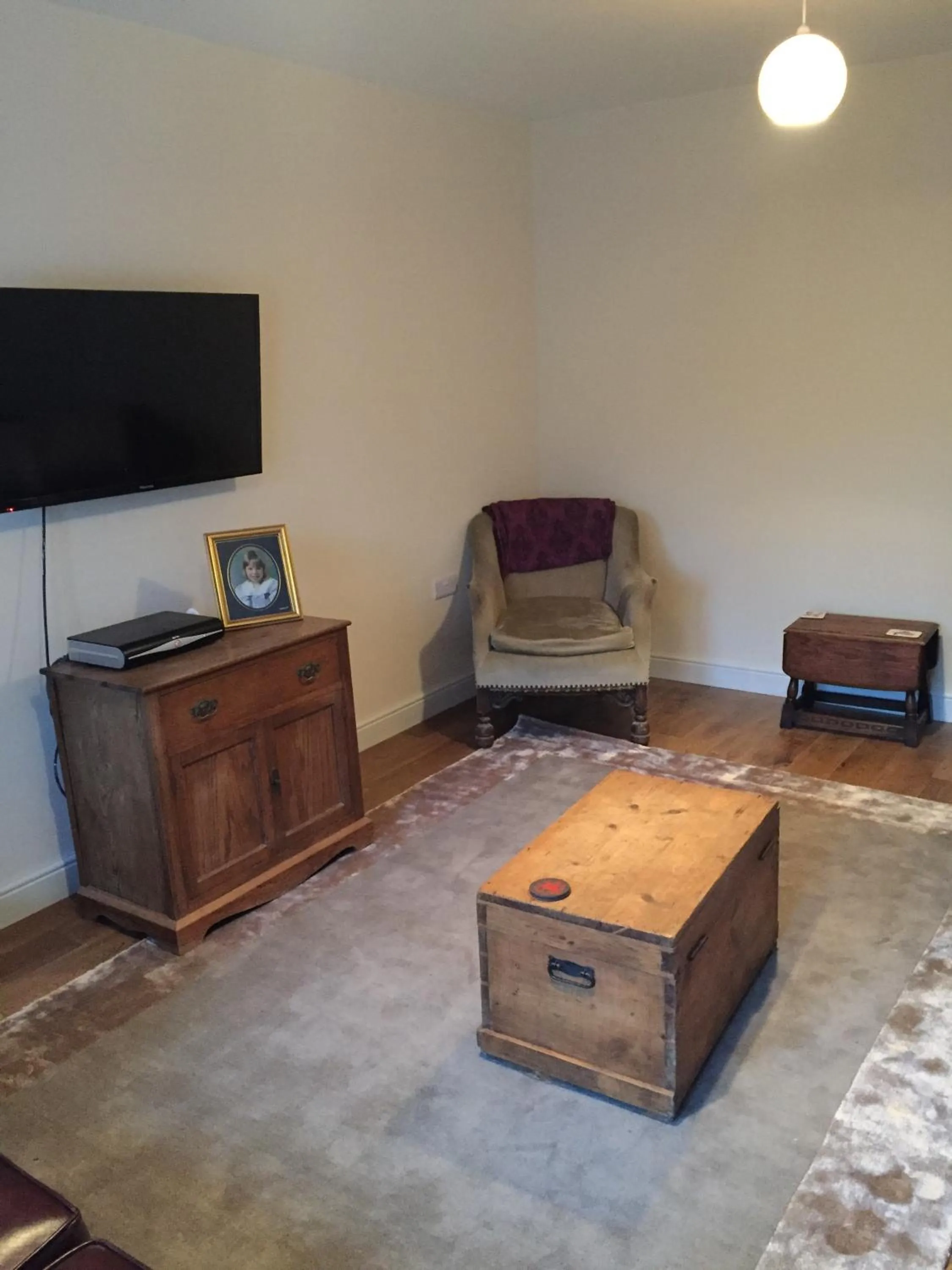 Seating area in Bro Dafydd