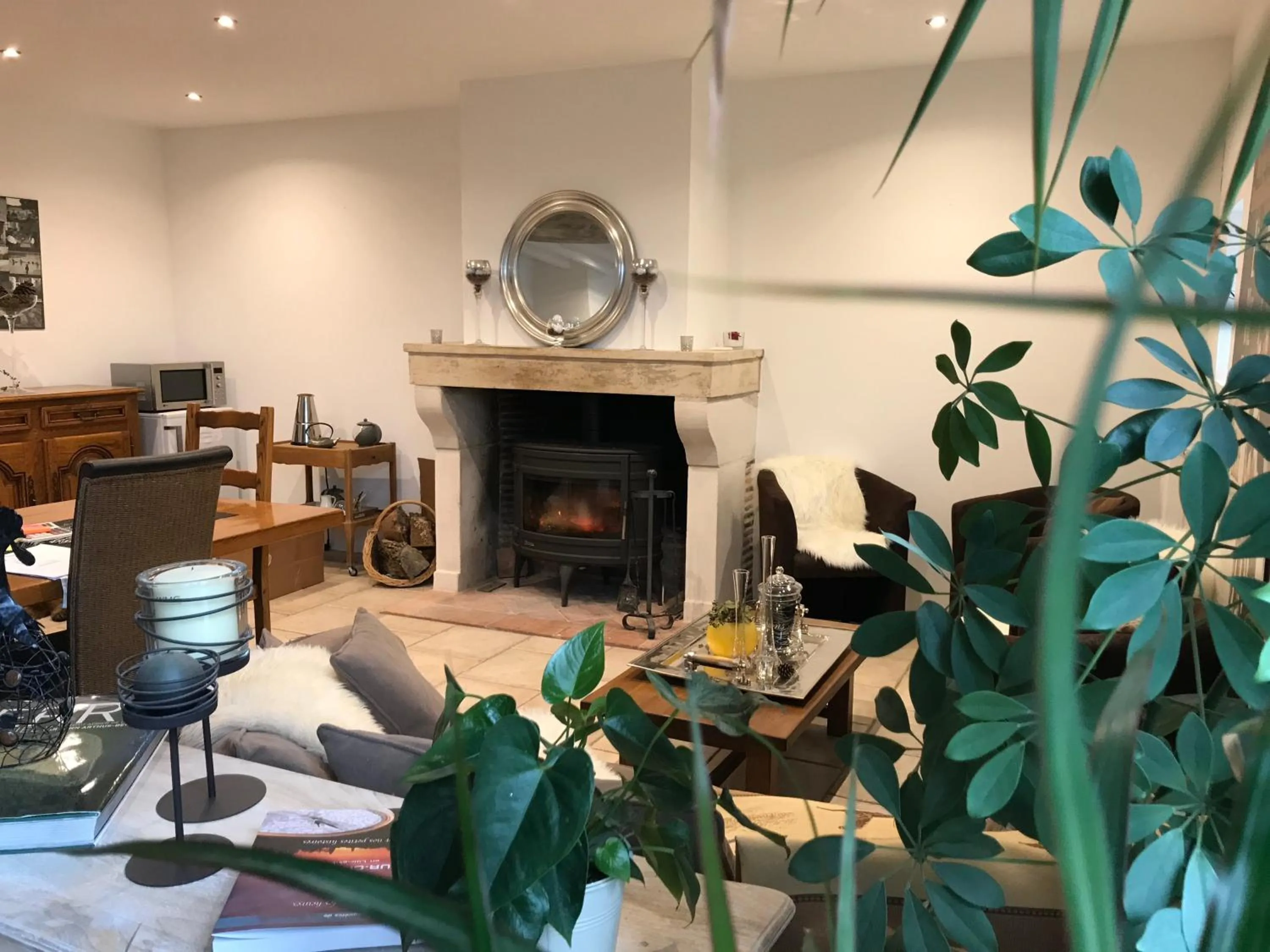 Living room in La Levraudière