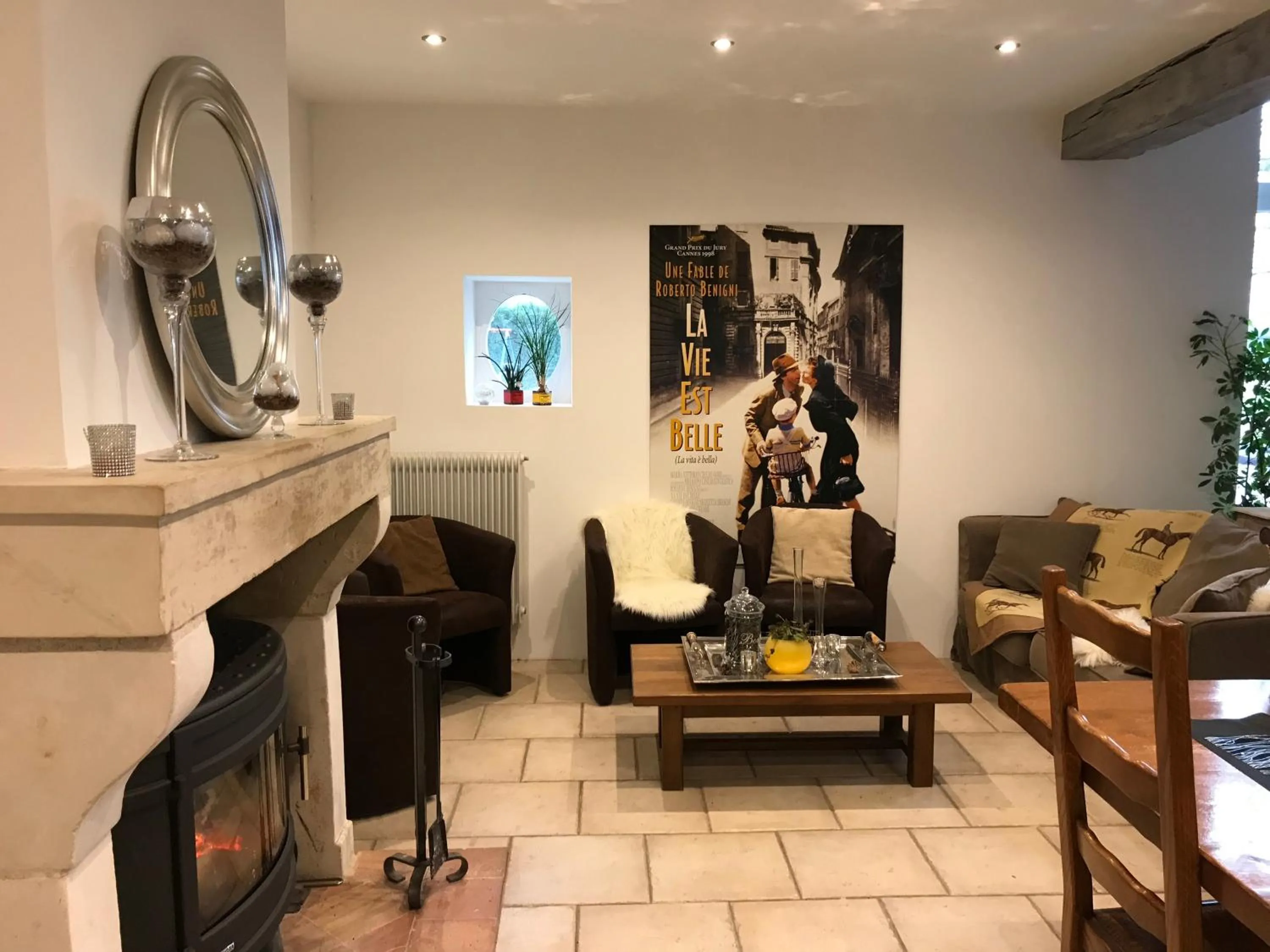 Living room in La Levraudière