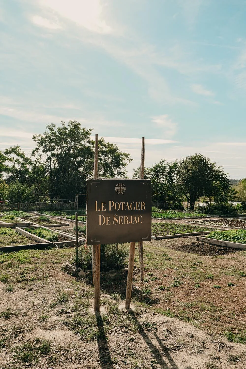 Garden in Château St Pierre de Serjac