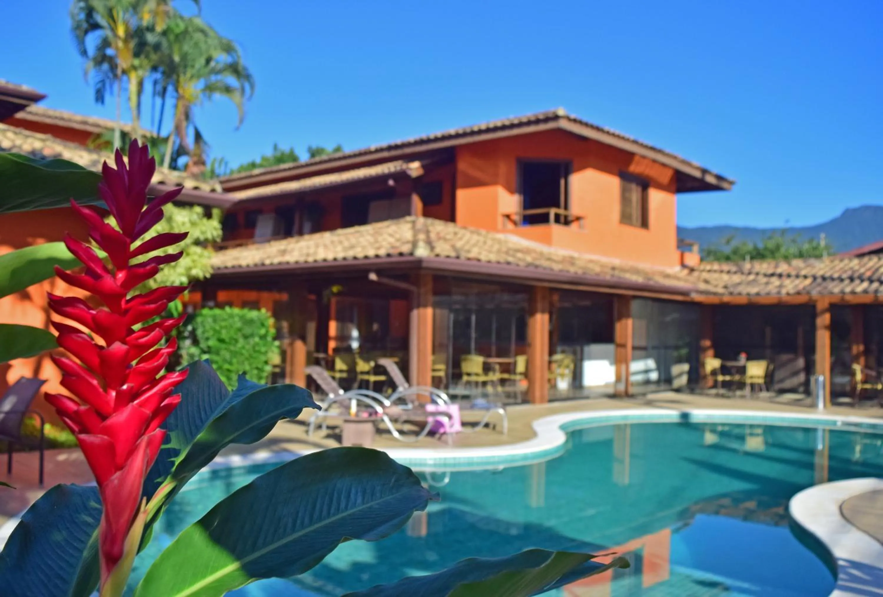 Pool view in Pousada Mais Bella