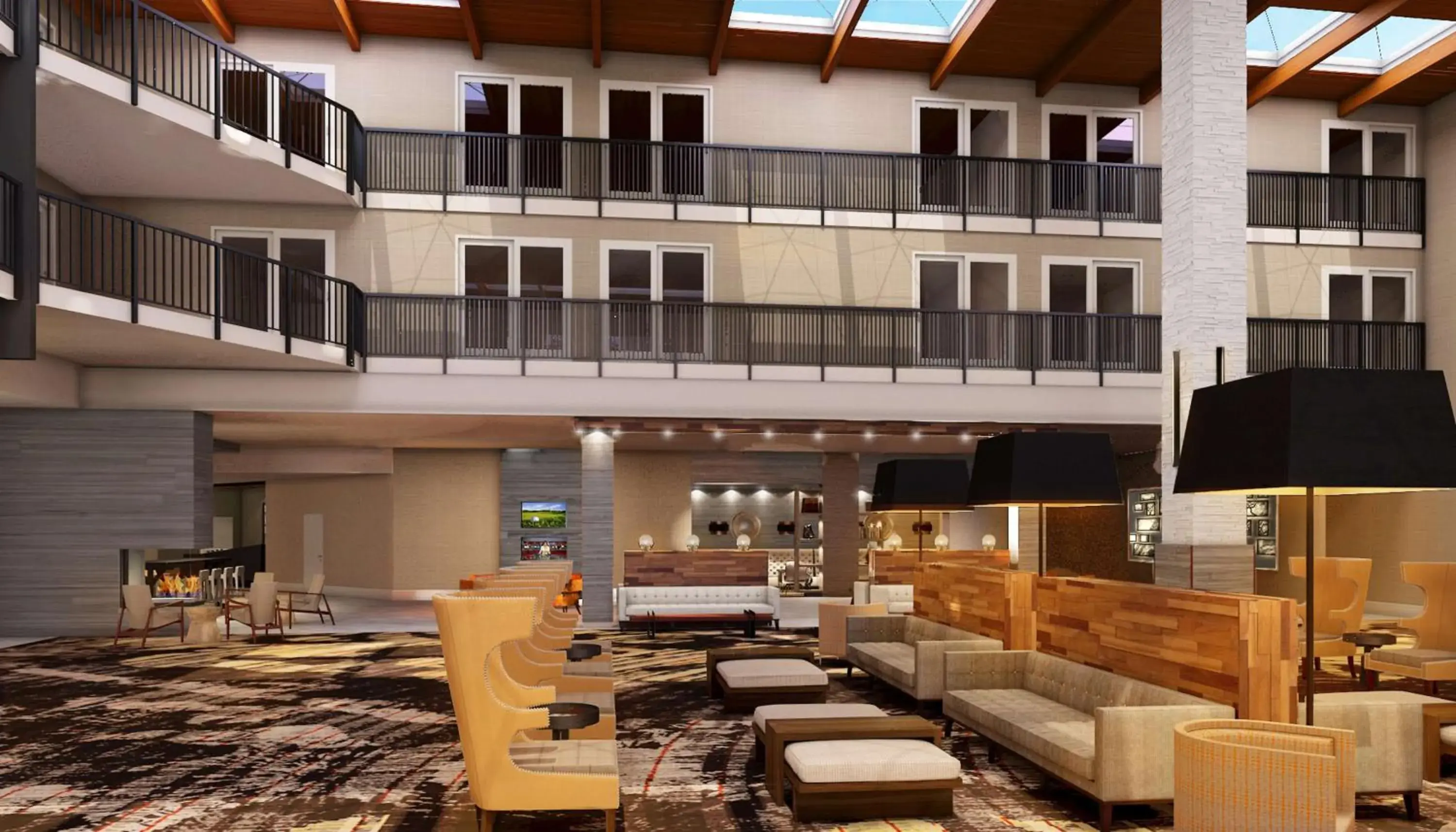 Living room in Doubletree By Hilton Mt. Vernon Living room in Doubletree By Hilton Mt. Vernon