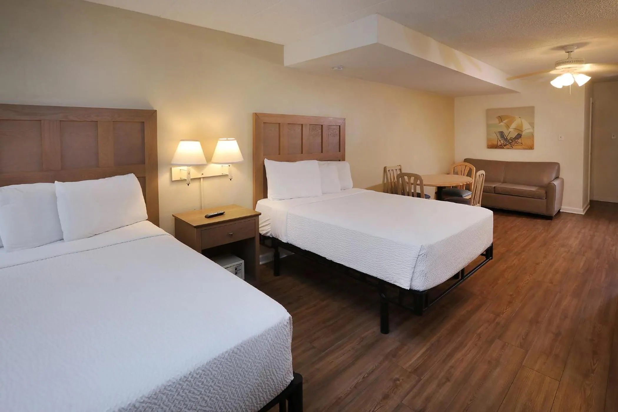 Bed in Matador Oceanfront Resort