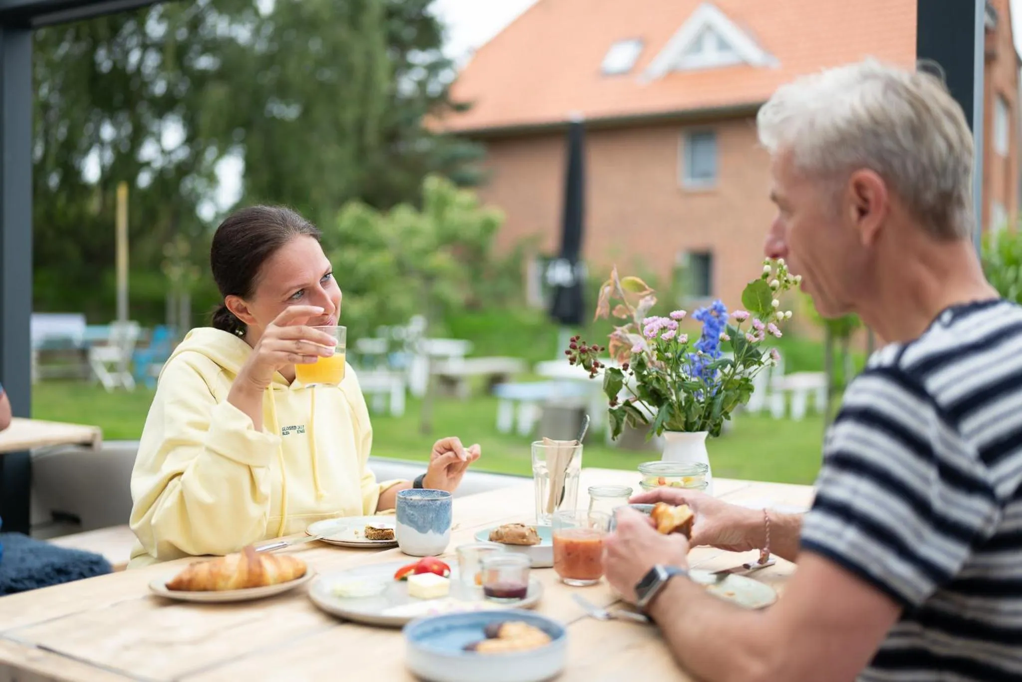 Garden in Hotel 'Das Strandhaus'