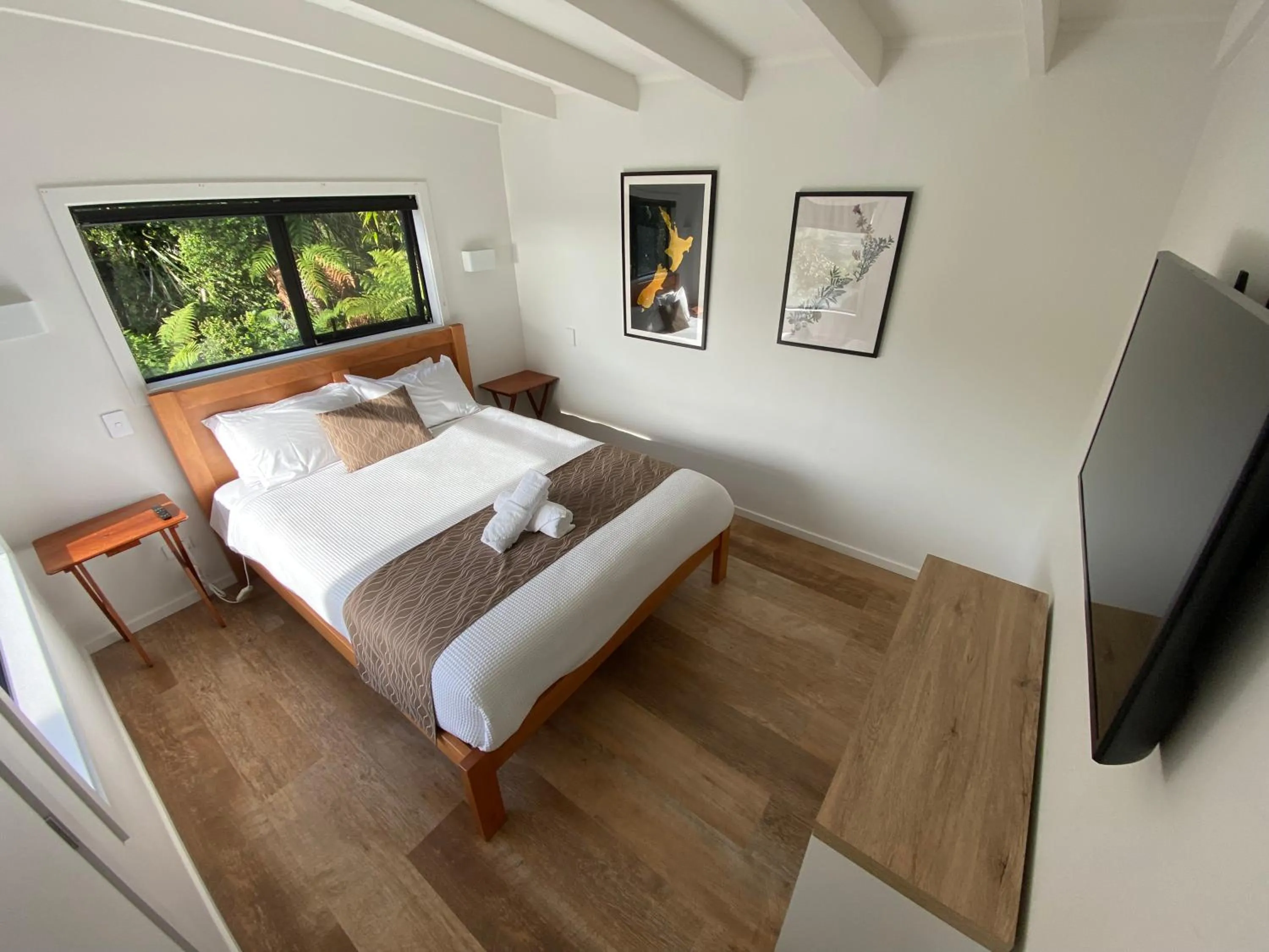 Bedroom, Bed in Paparoa Park Motel