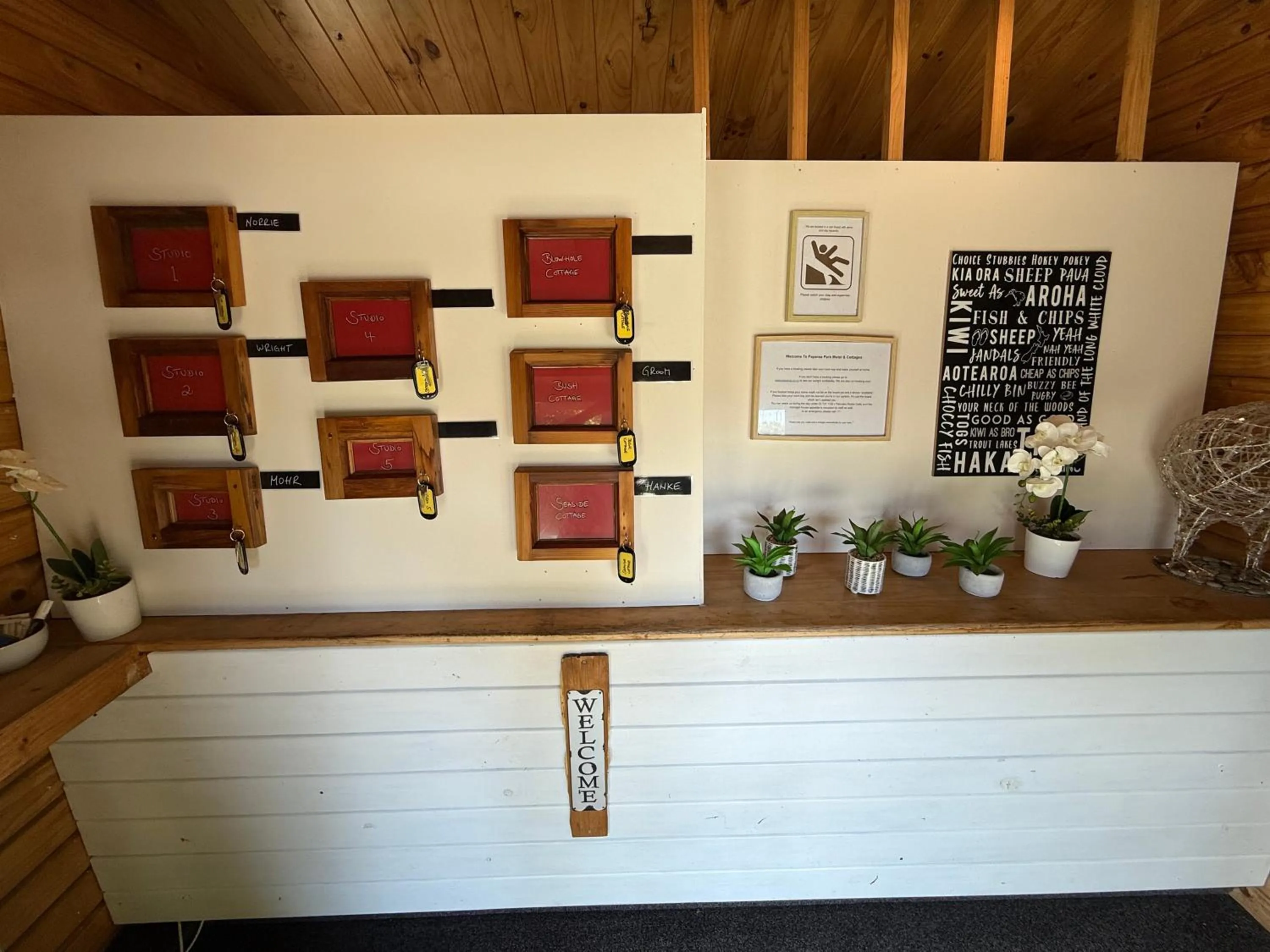 Lobby or reception in Paparoa Park Motel