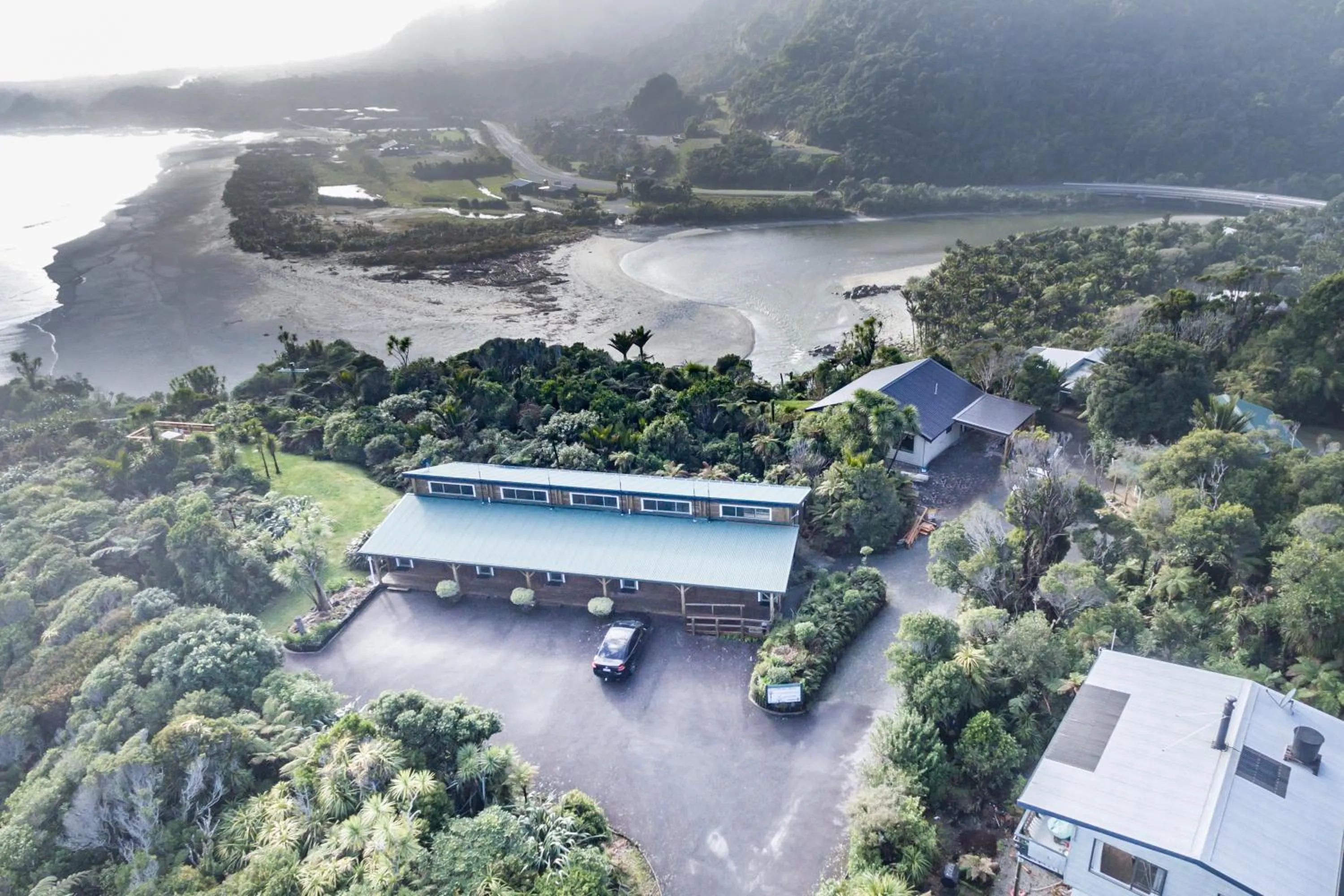 Bird's eye view in Paparoa Park Motel