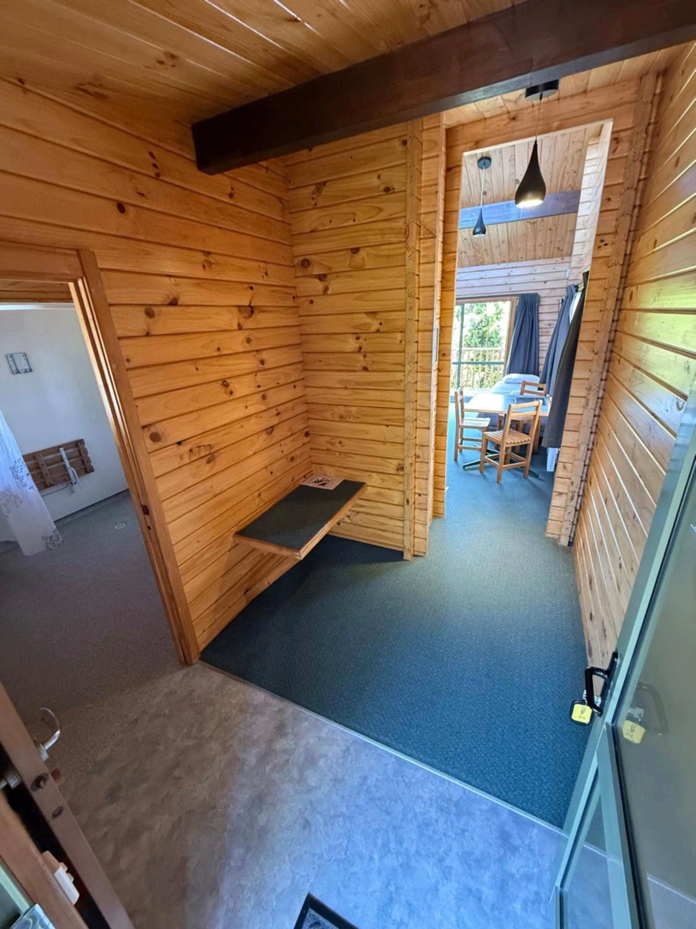 Bed in Paparoa Park Motel