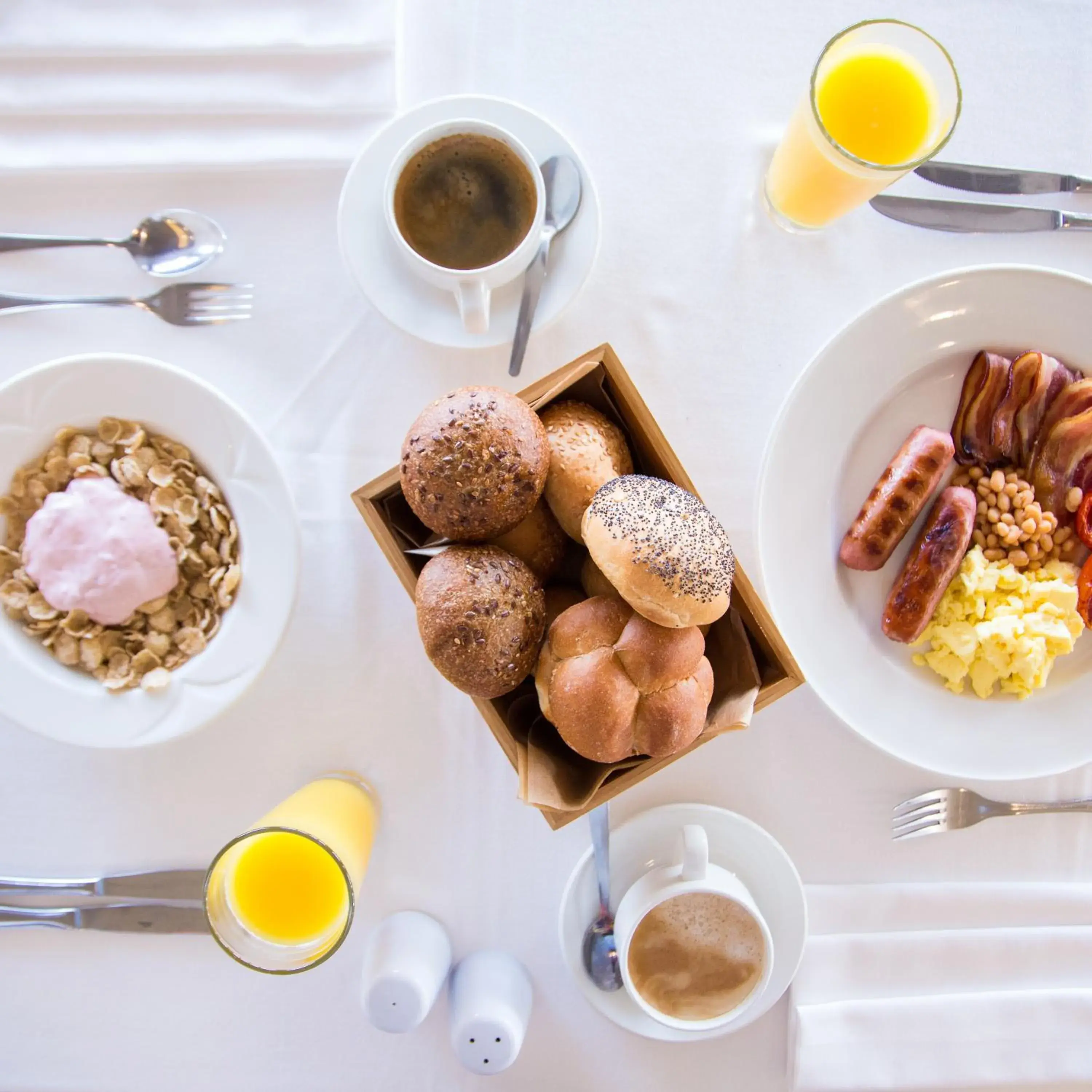 Continental breakfast in Salini Resort Continental breakfast in Salini Resort