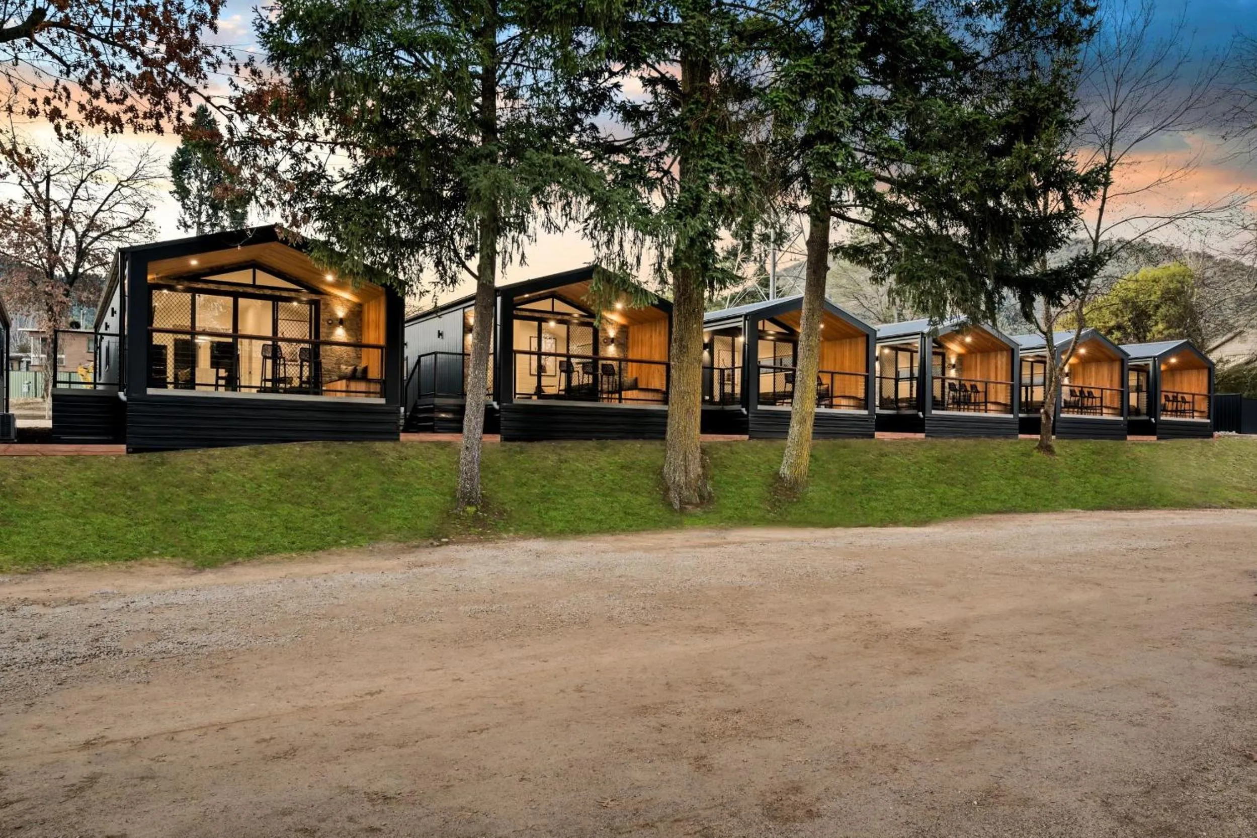 Property building in Bright Riverside Holiday Park