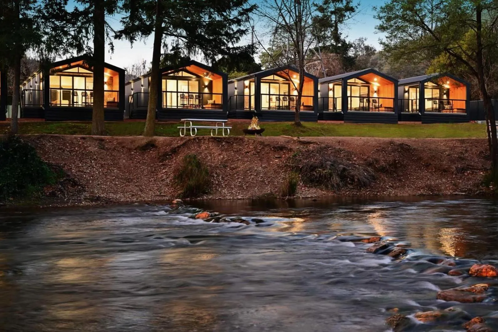 Property building in Bright Riverside Holiday Park