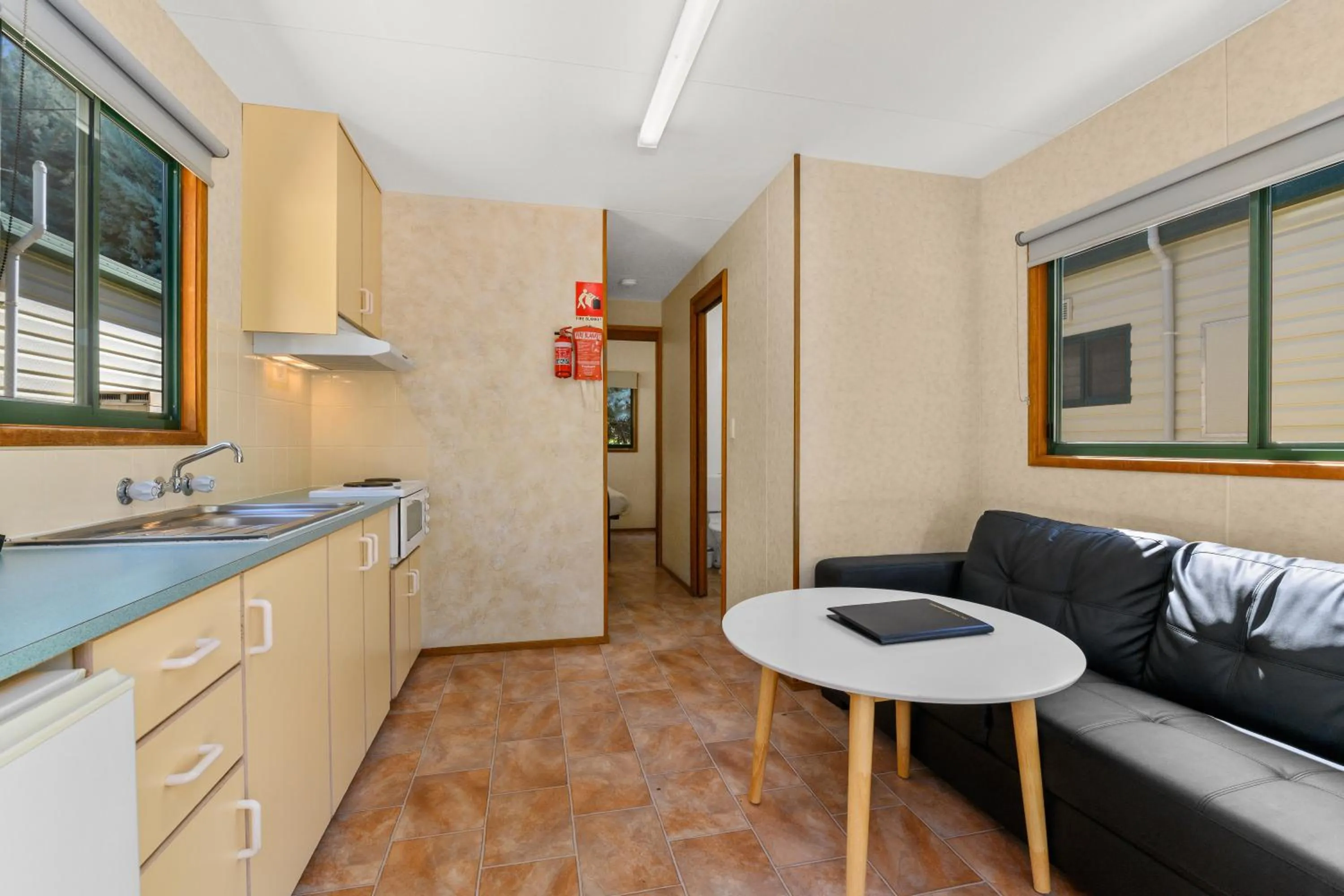 Seating area in Bright Riverside Holiday Park