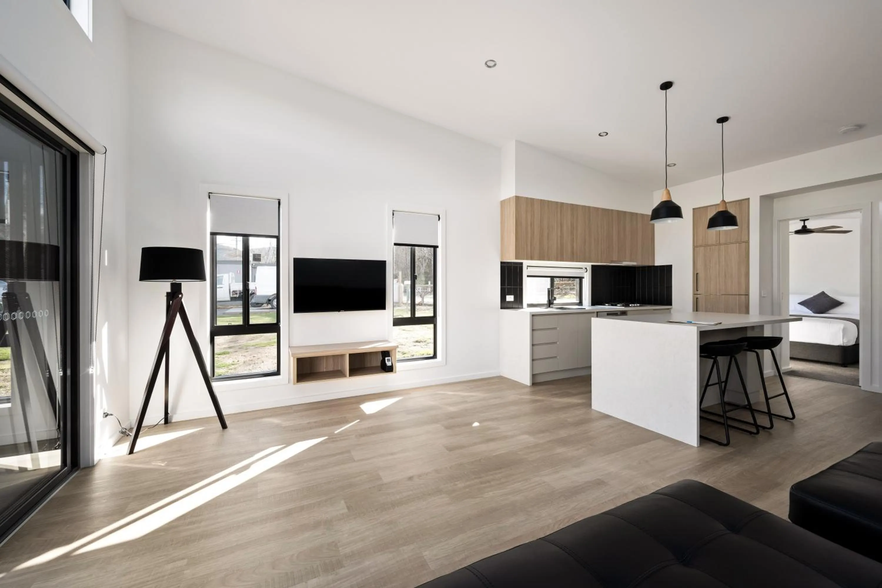 Kitchen or kitchenette in Bright Riverside Holiday Park