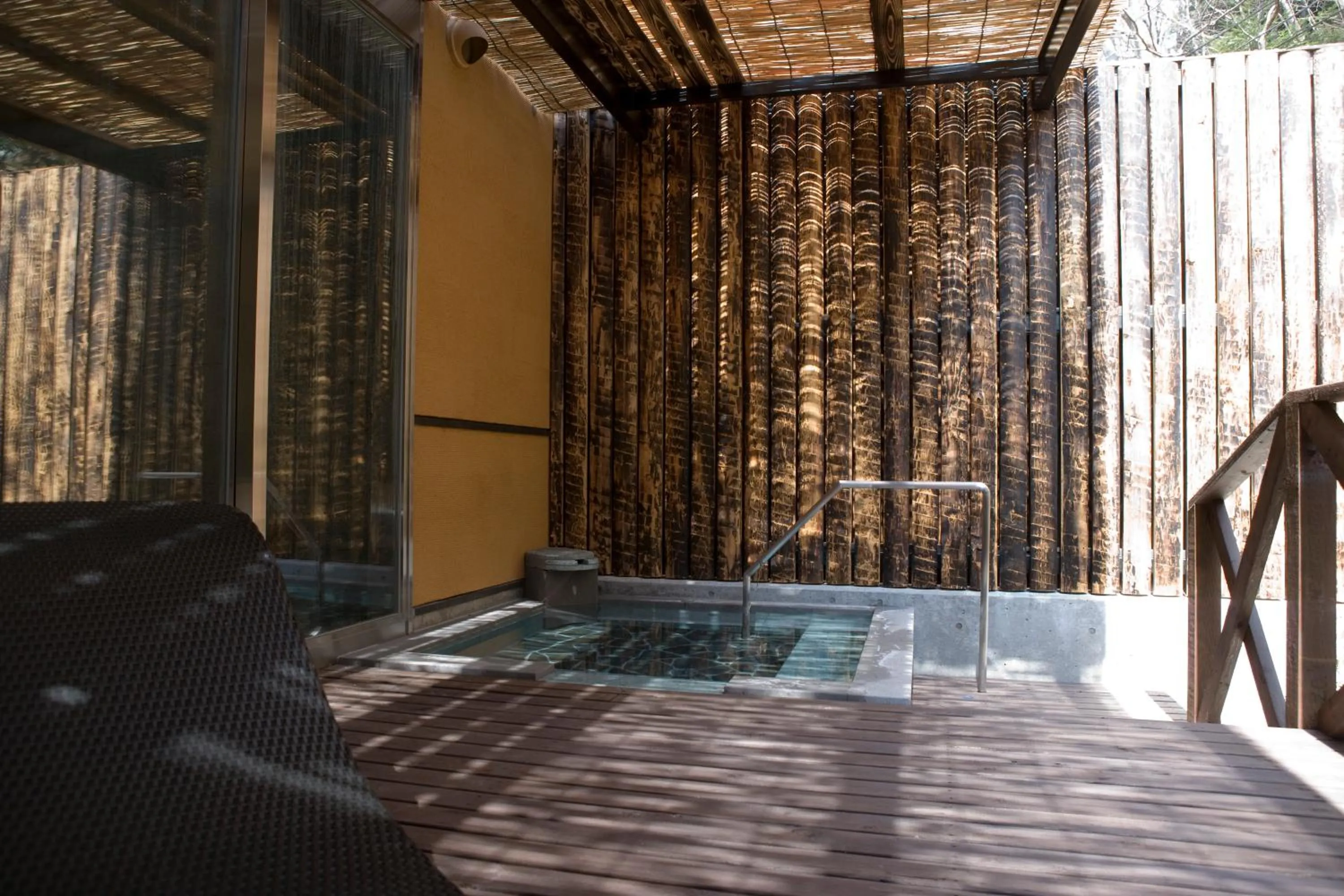 Open Air Bath in Onsen Ryokan Yamaki