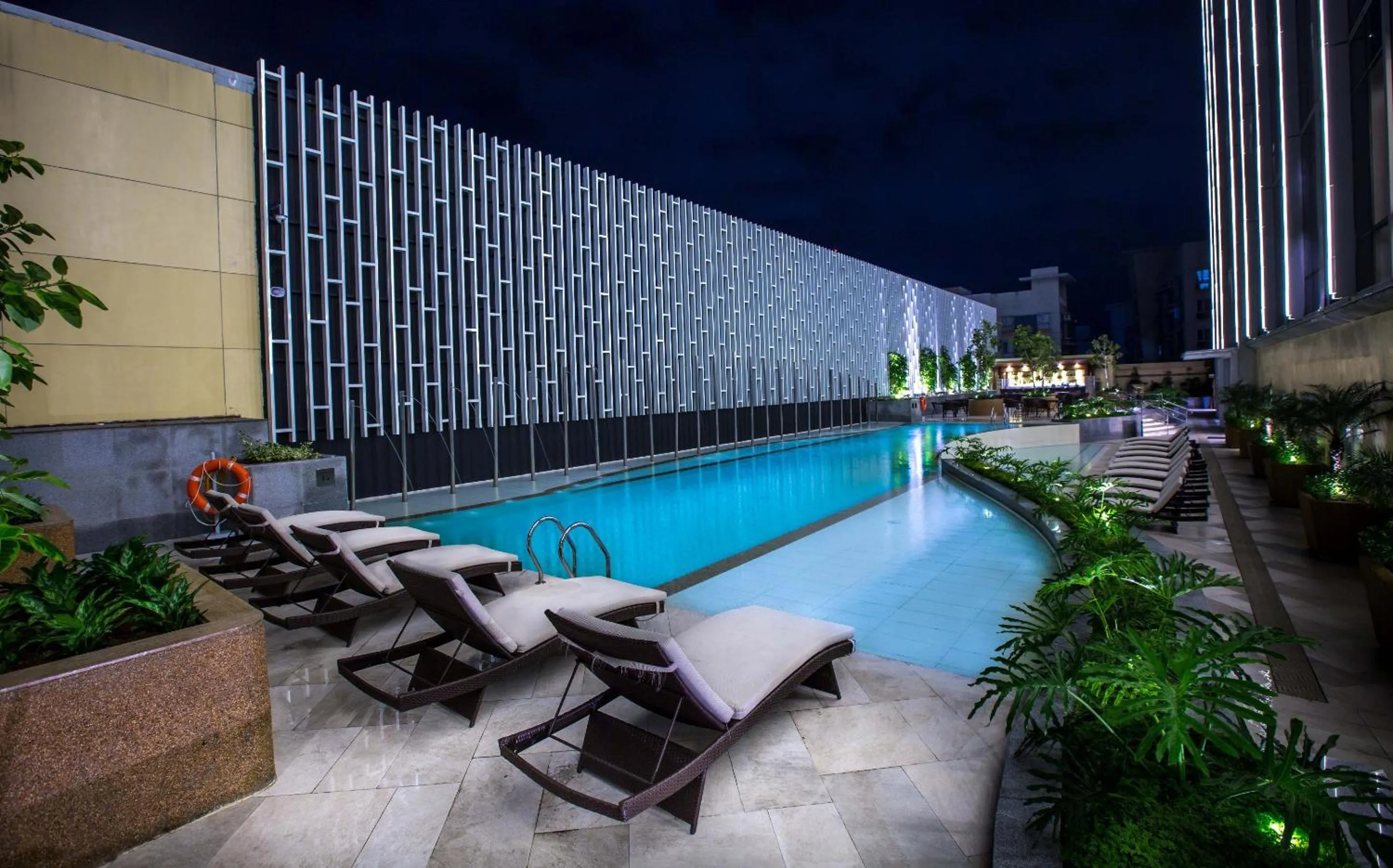 Swimming pool in Winford Resort and Casino Manila